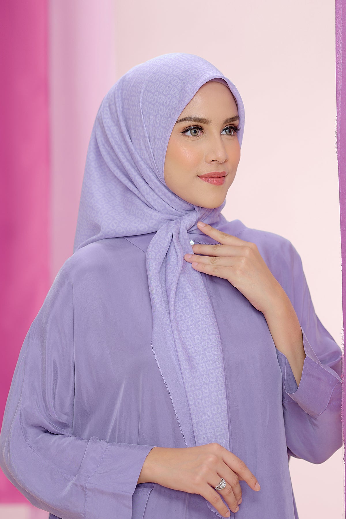 The Tapis Square - Purple Rose