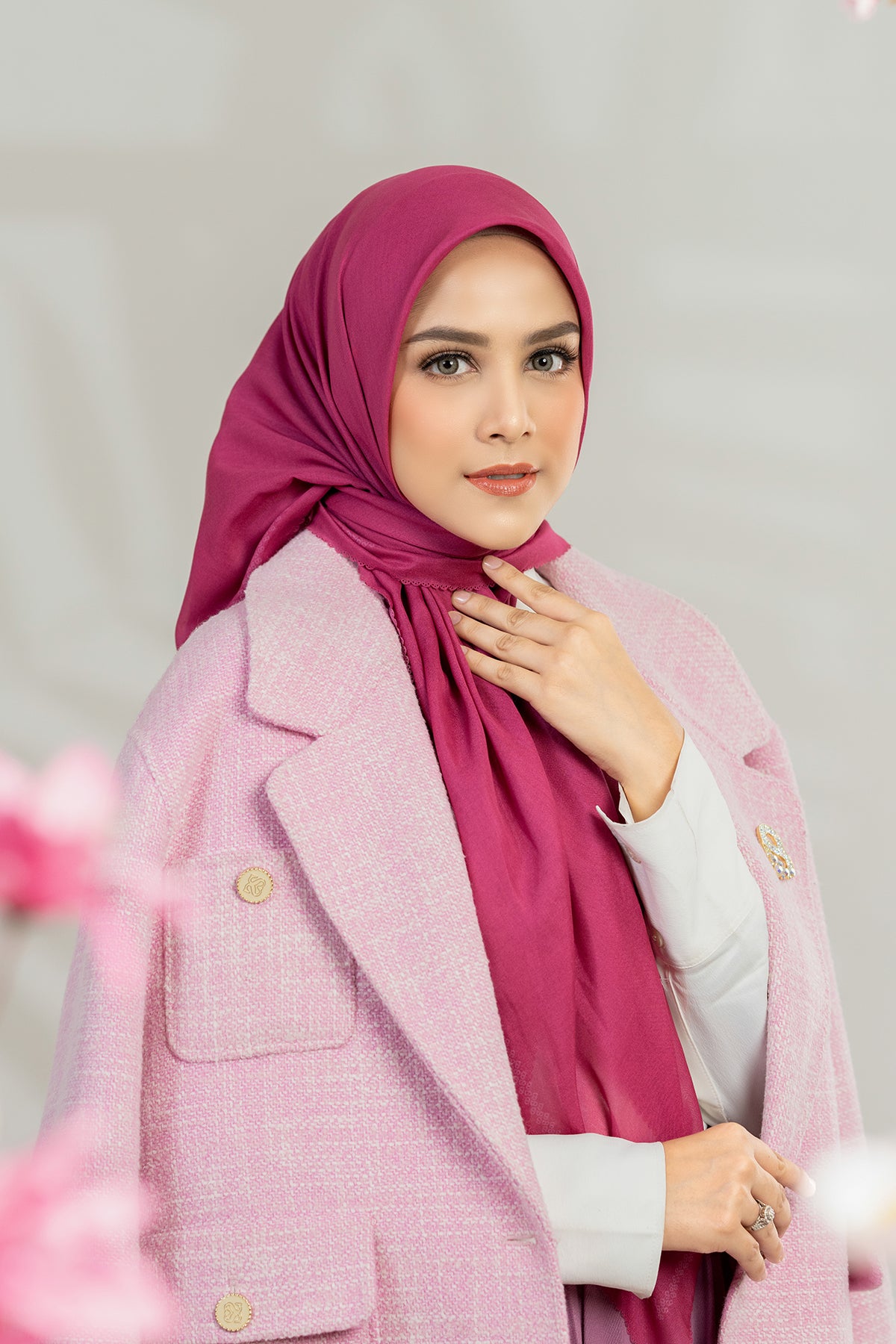 Today's Scarf - Magenta