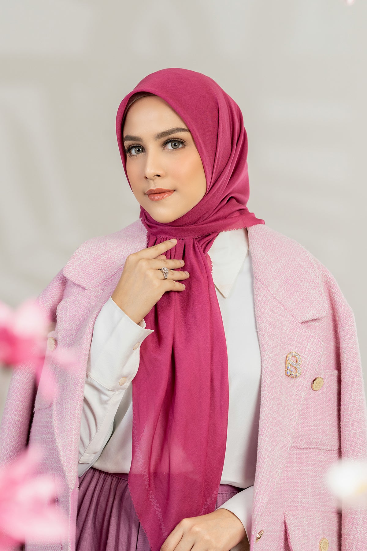 Today's Scarf - Magenta