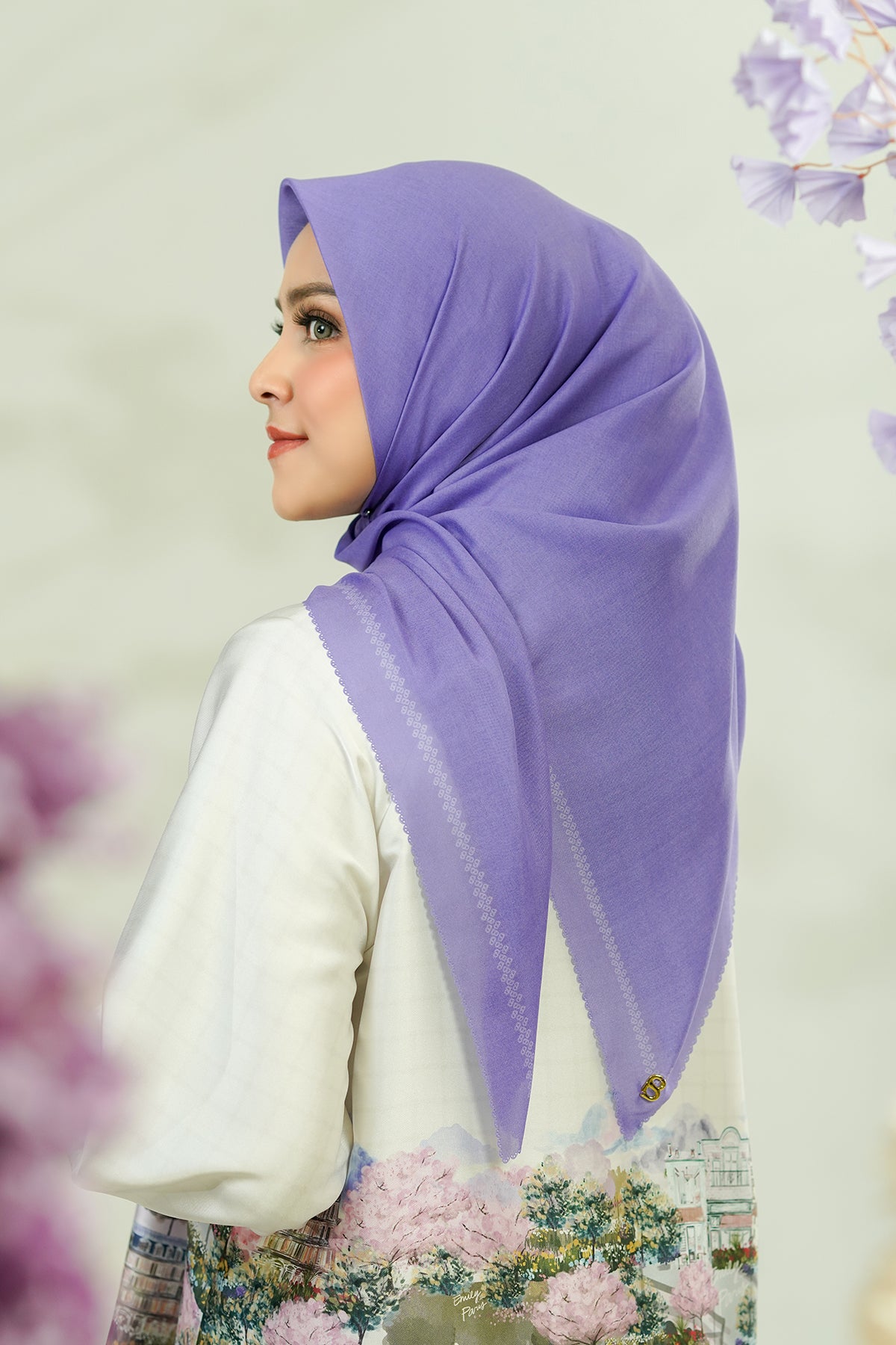 Today's Scarf - Royal Purple