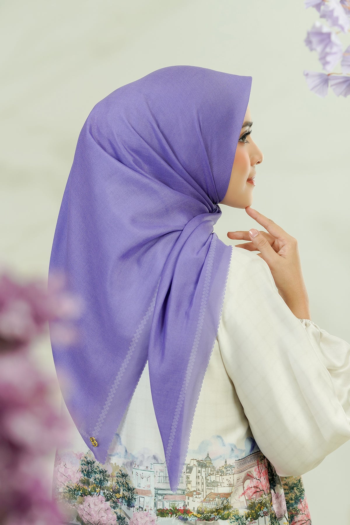 Today's Scarf - Royal Purple