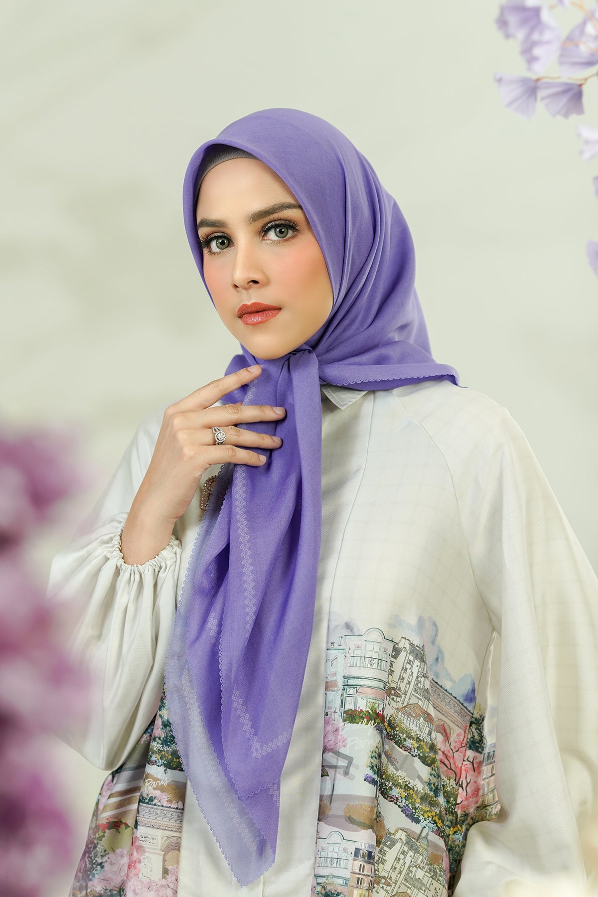 Today's Scarf - Royal Purple