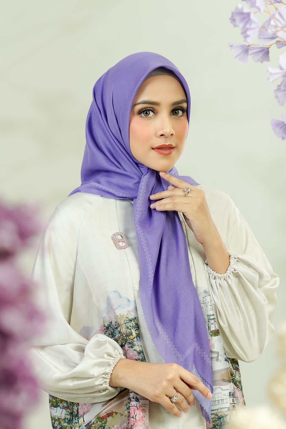 Today's Scarf - Royal Purple