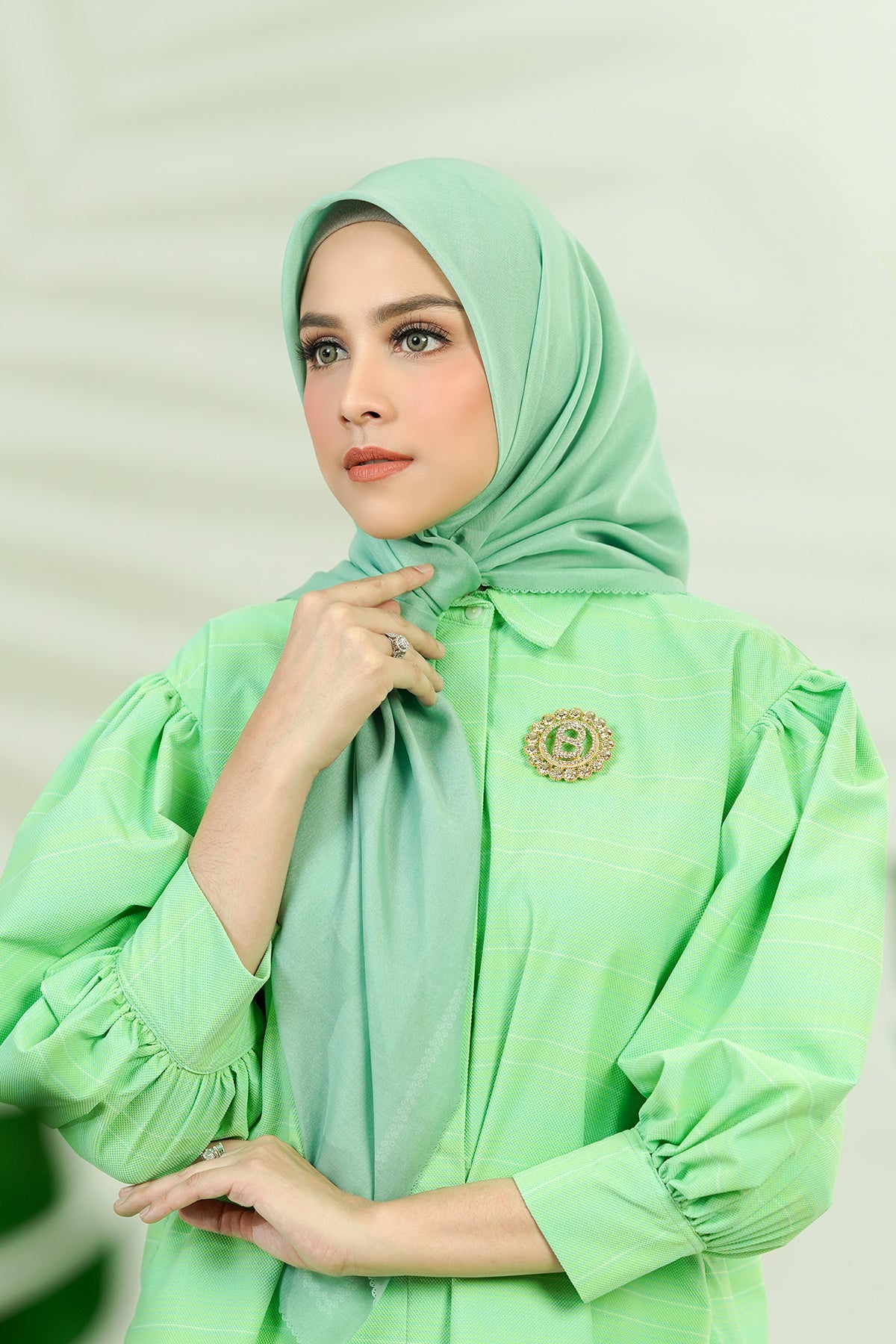 Today's Scarf - Spearmint