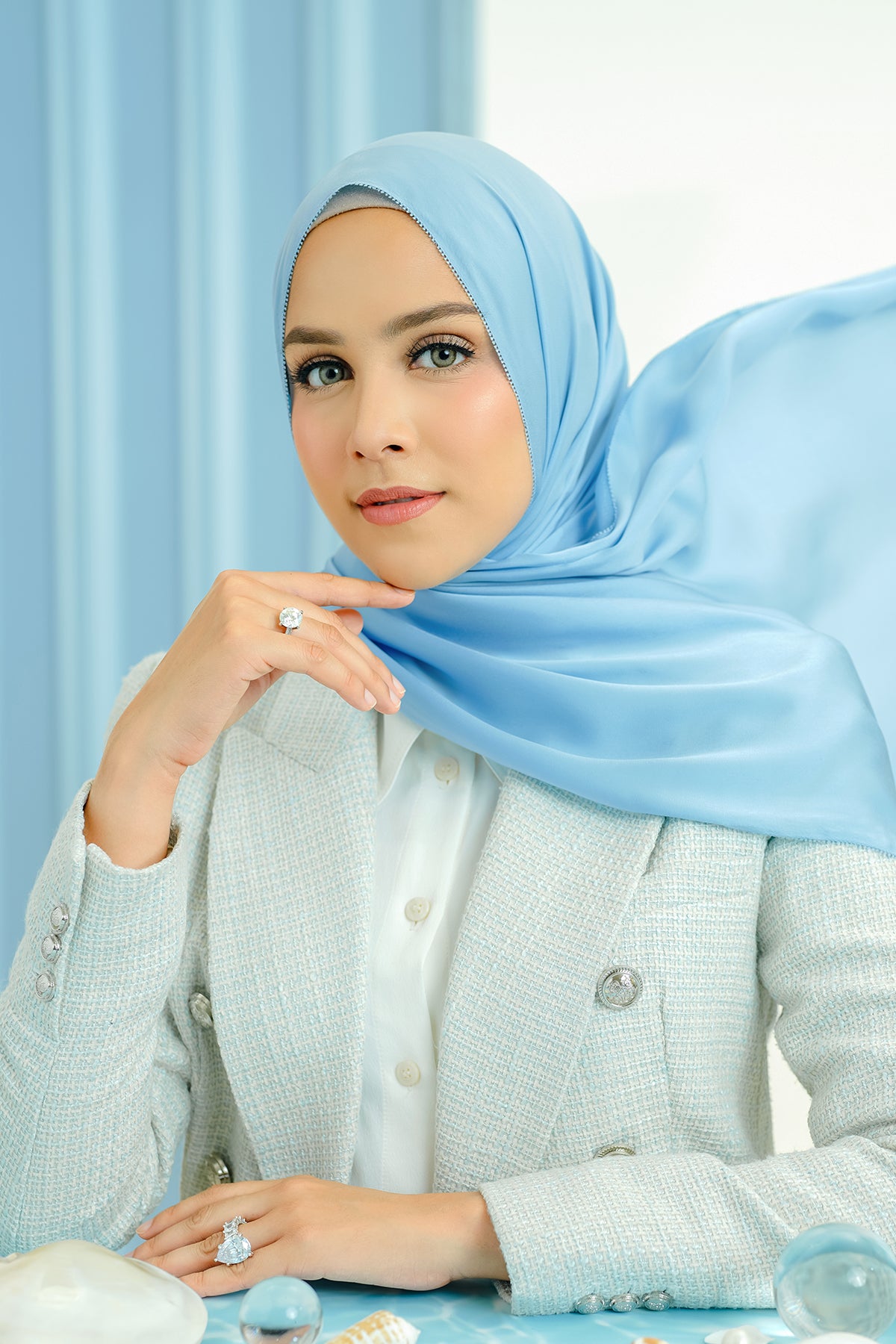 Zara Şal - Airforce Mavisi