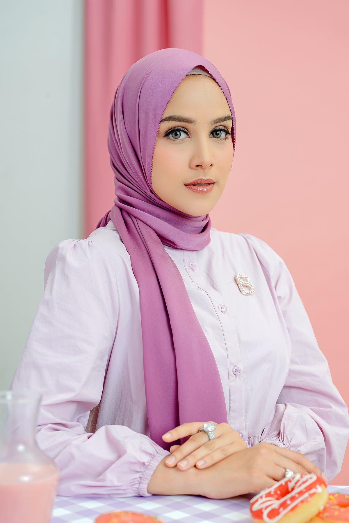 Zara Shawl - Grape