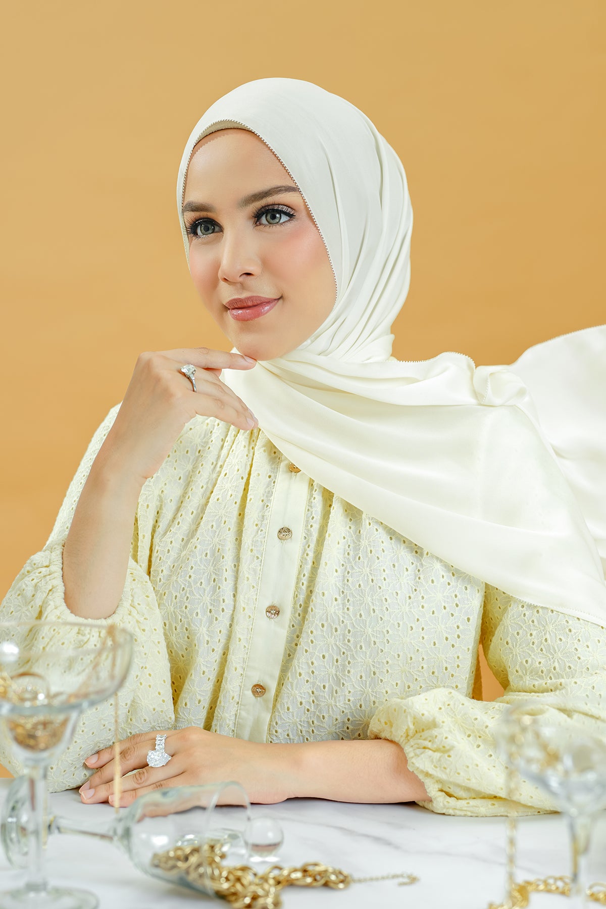 Zara Shawl - Pearl