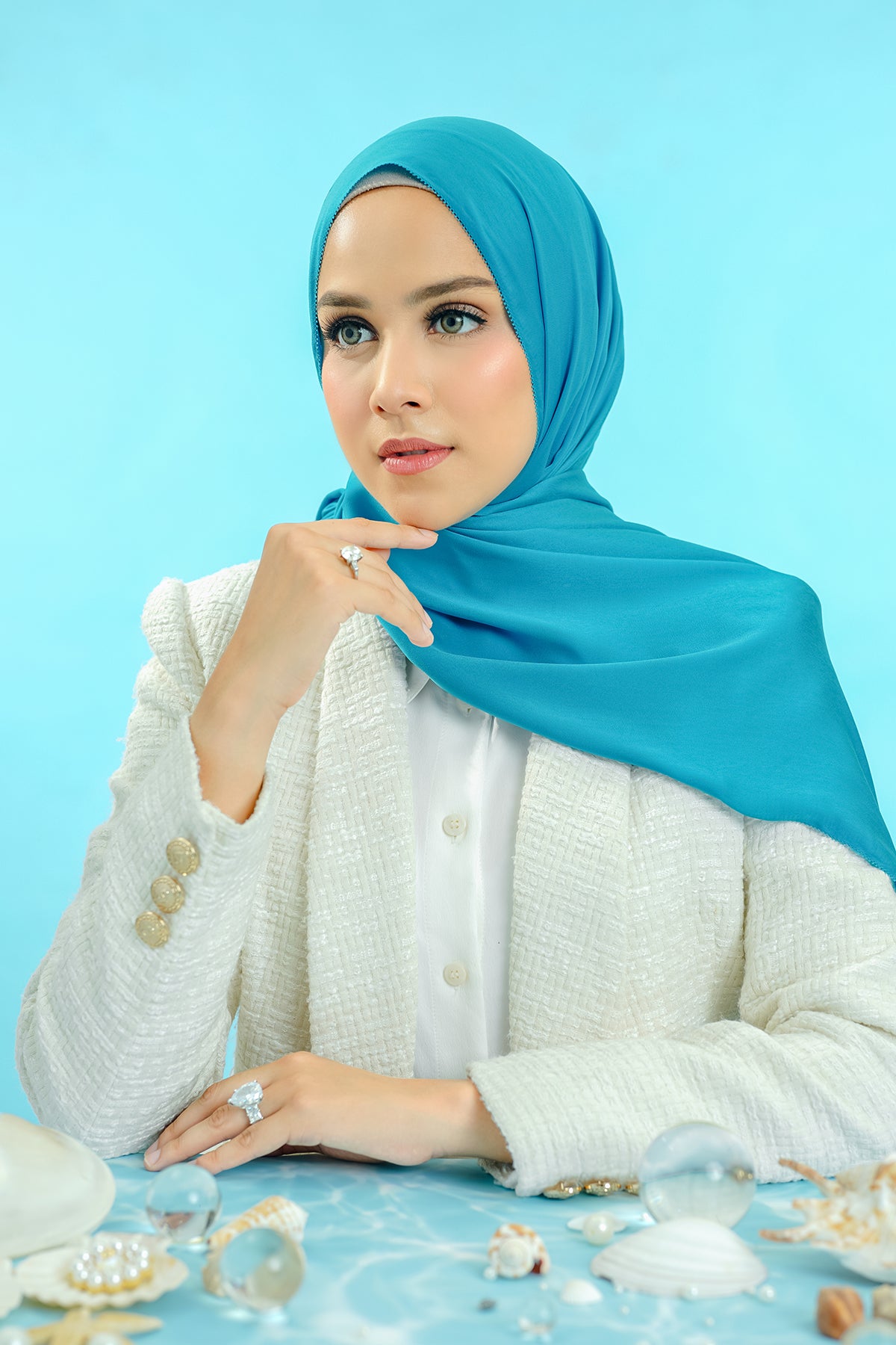 Zara Shawl - Teal
