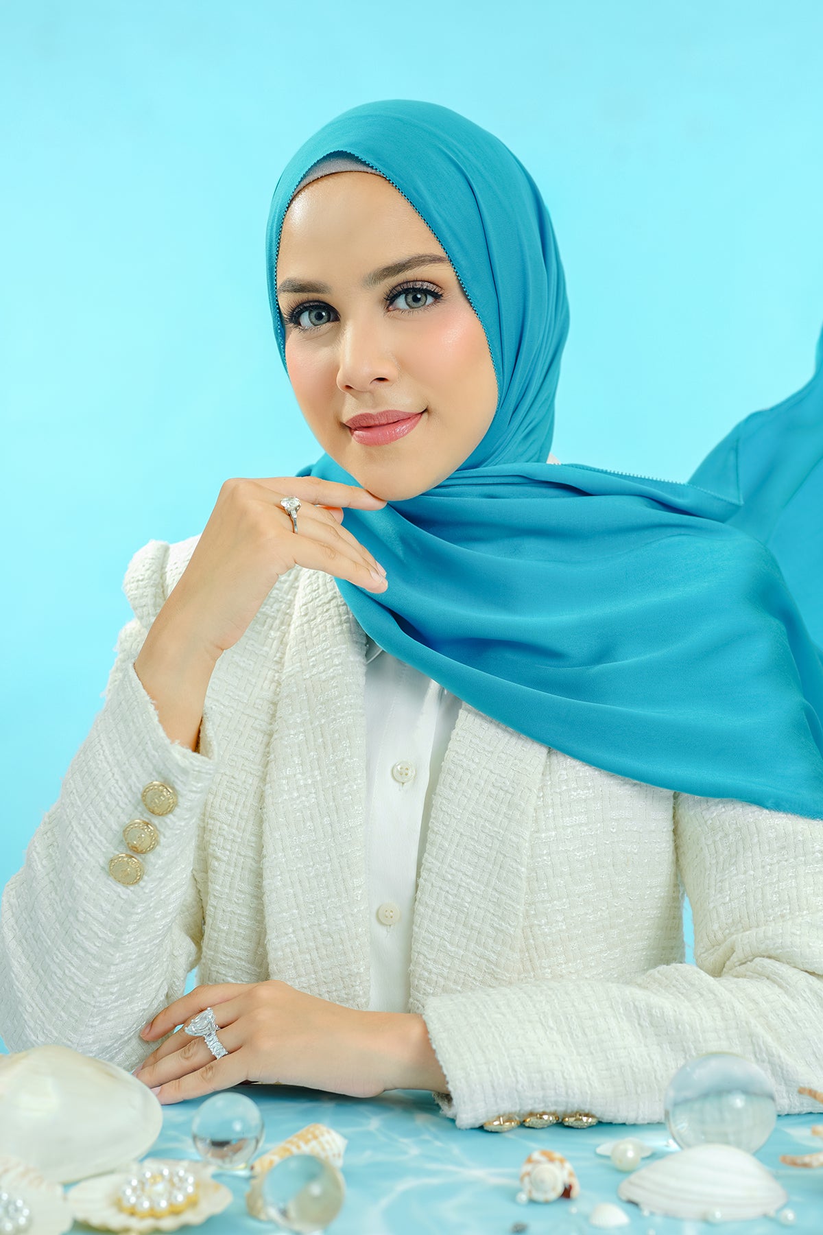 Zara Shawl - Teal