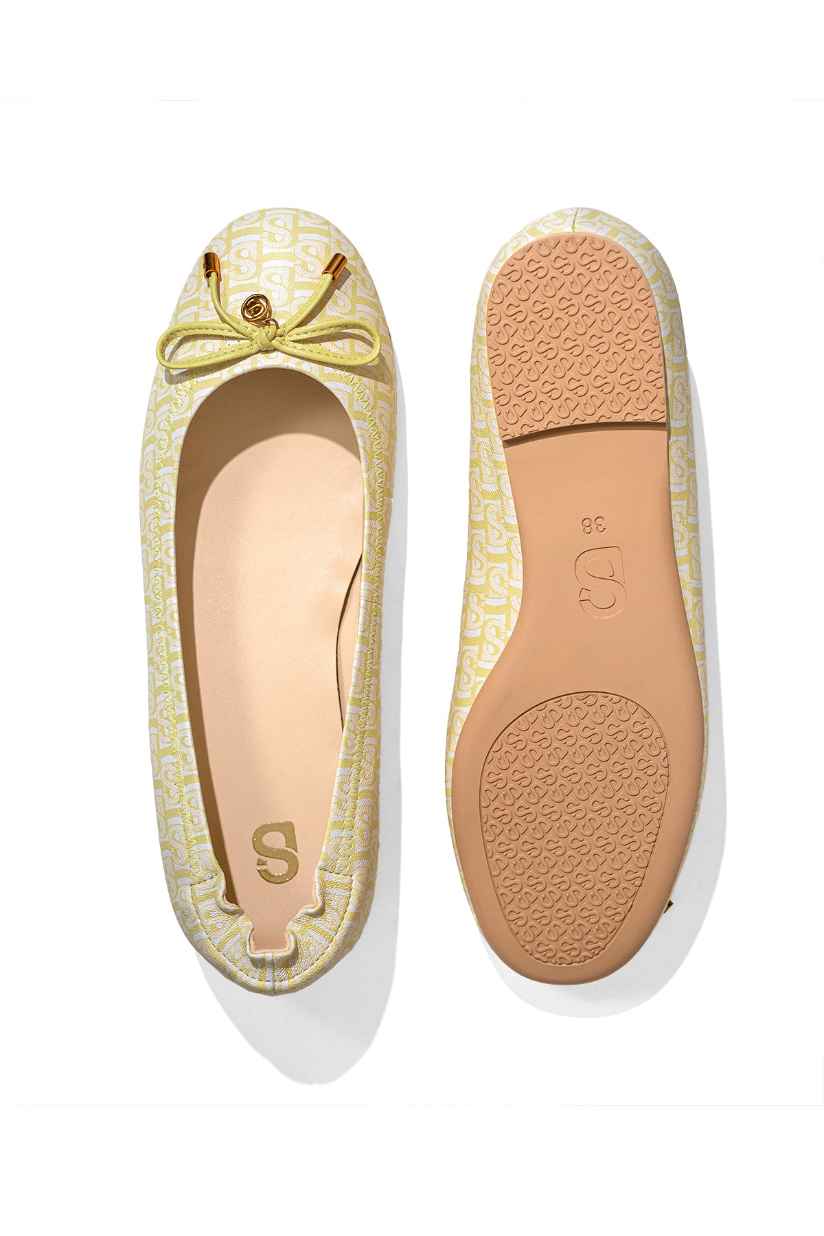 Bimu Flat Shoes - Lemon