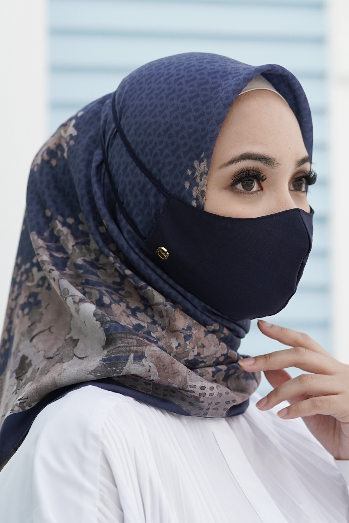 Günlük Maske - Lacivert