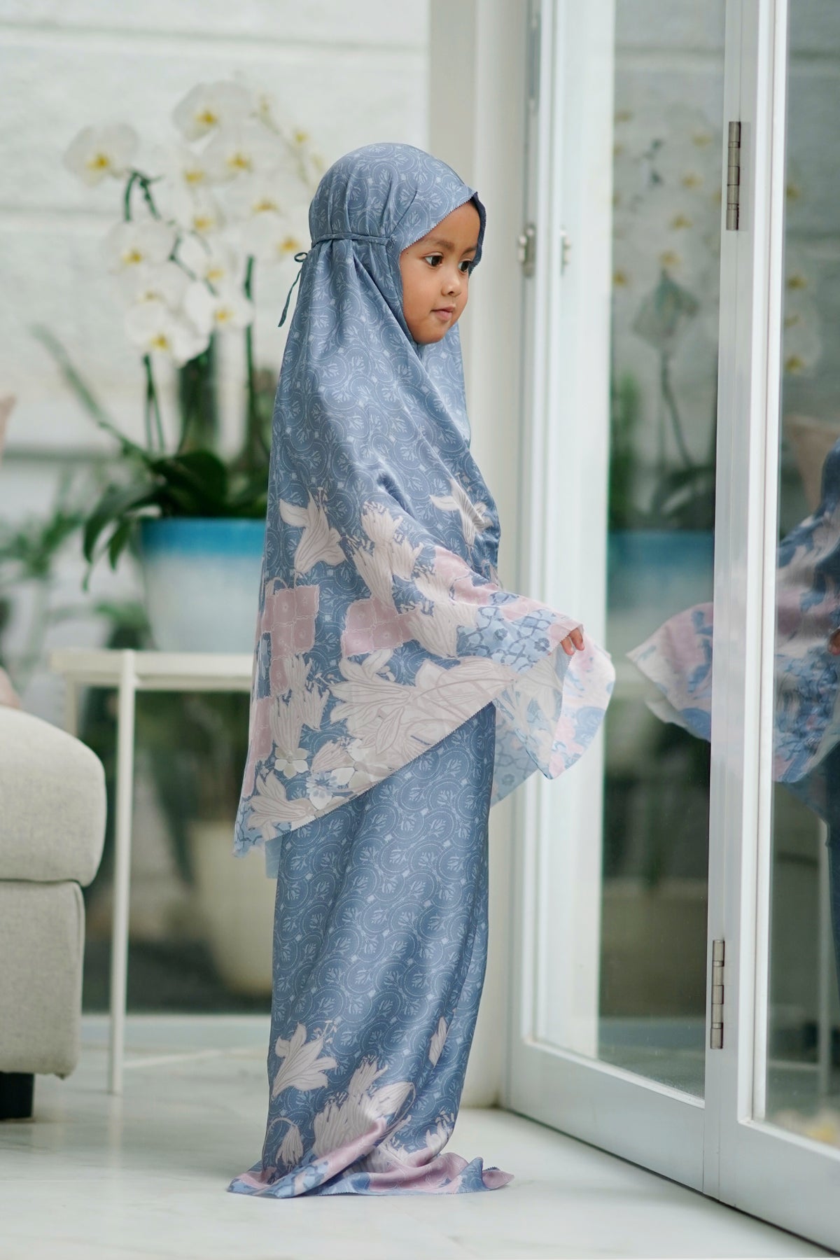 Çocuklar İçin Maharani Dua Elbisesi - Mavi