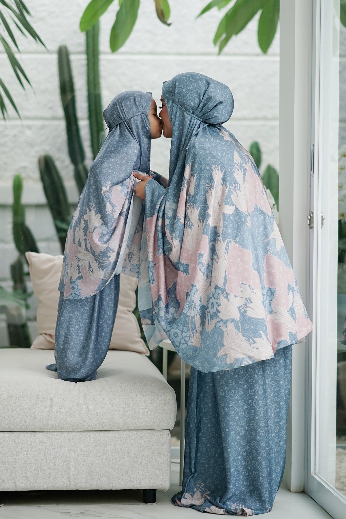 Çocuklar İçin Maharani Dua Elbisesi - Mavi