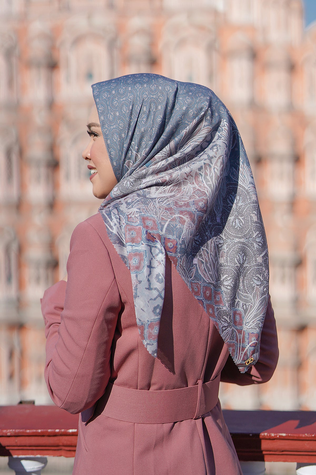 Maharani Voal Square - Dhusar