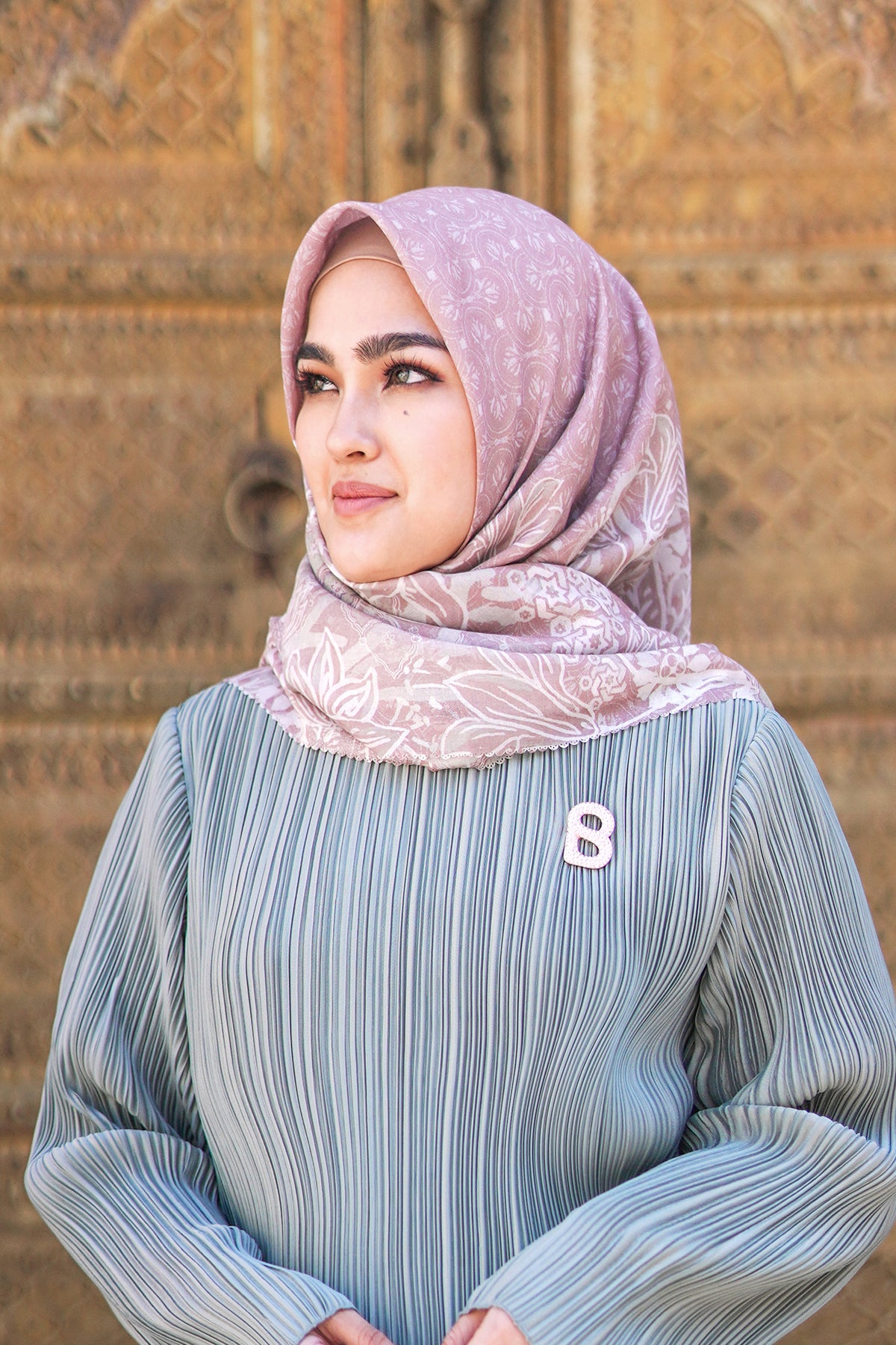 Maharani Voal Square - Dusty