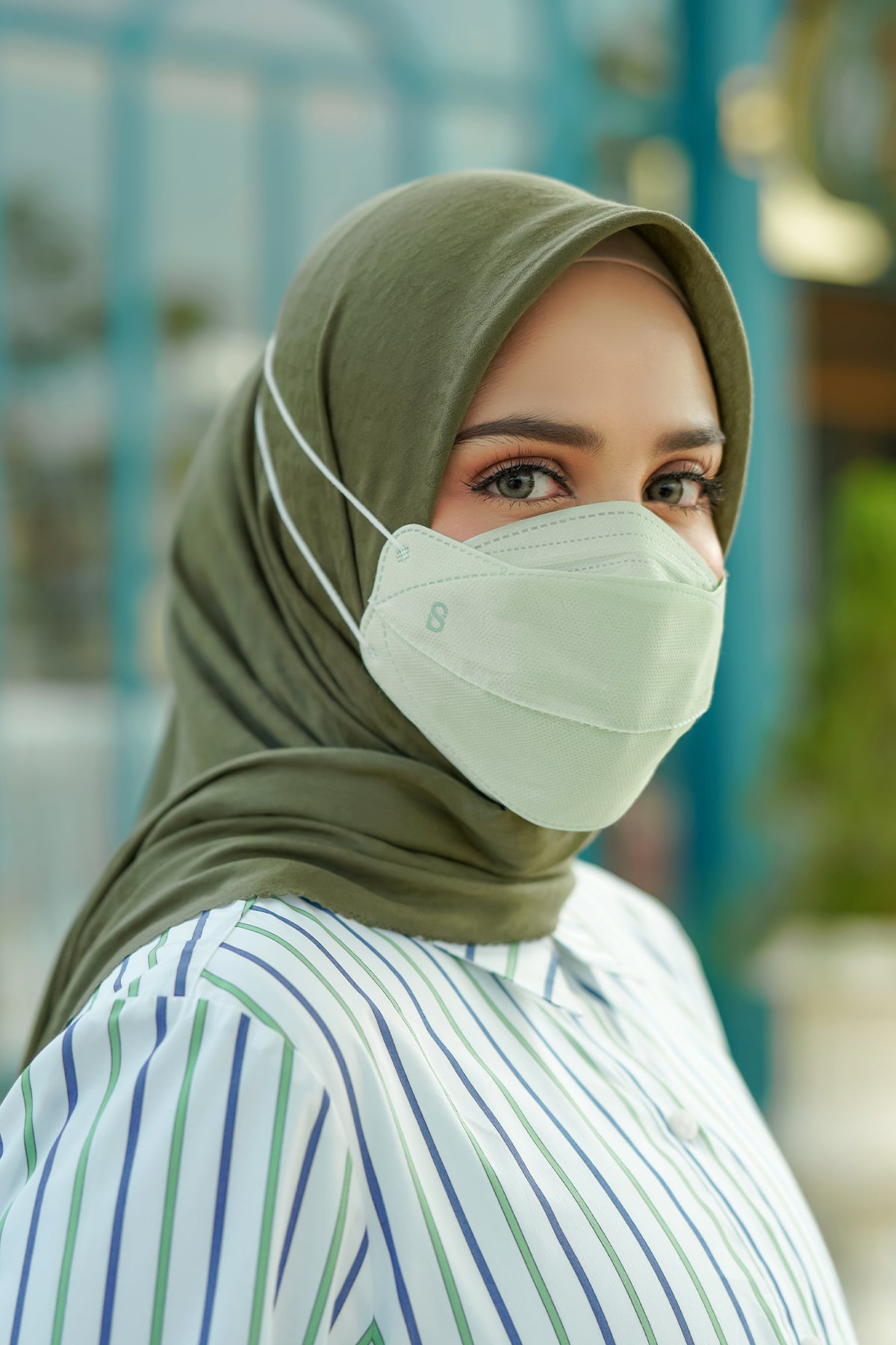 Buttonscarves Tek Kullanımlık Maske - Turkish Delight