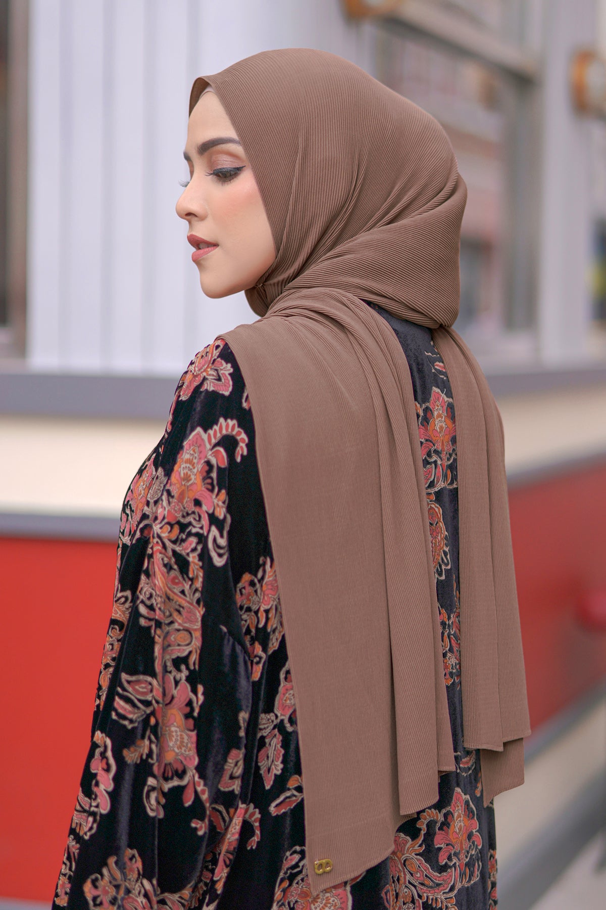 Everyday Pleated Shawl - Praline