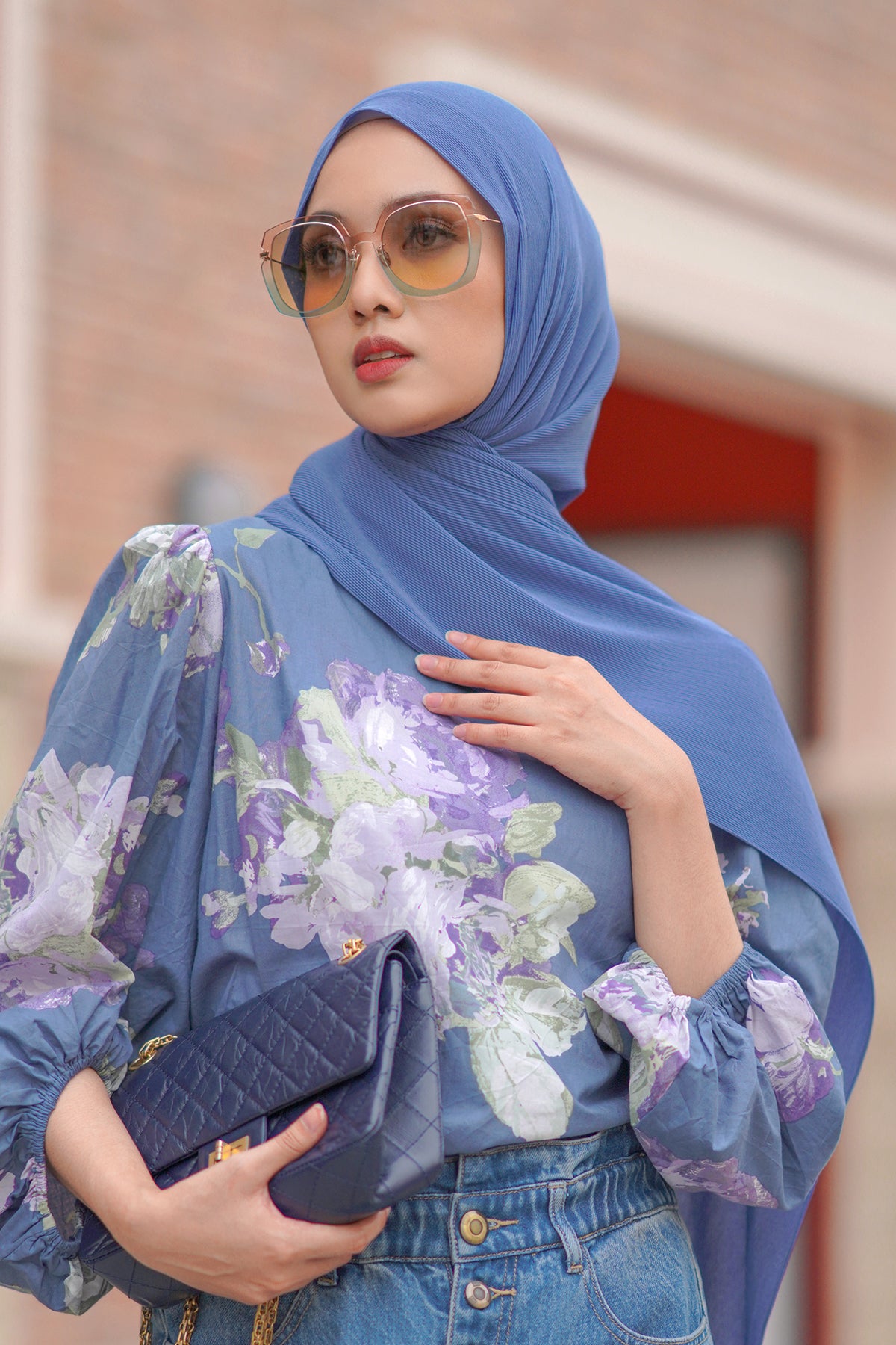 Günlük Pileli Şal - Riverside