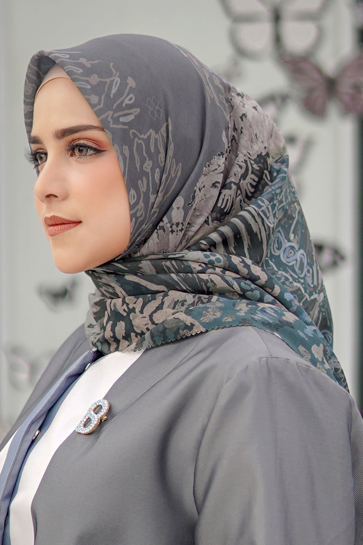 The Farsha Voal Square - Stone