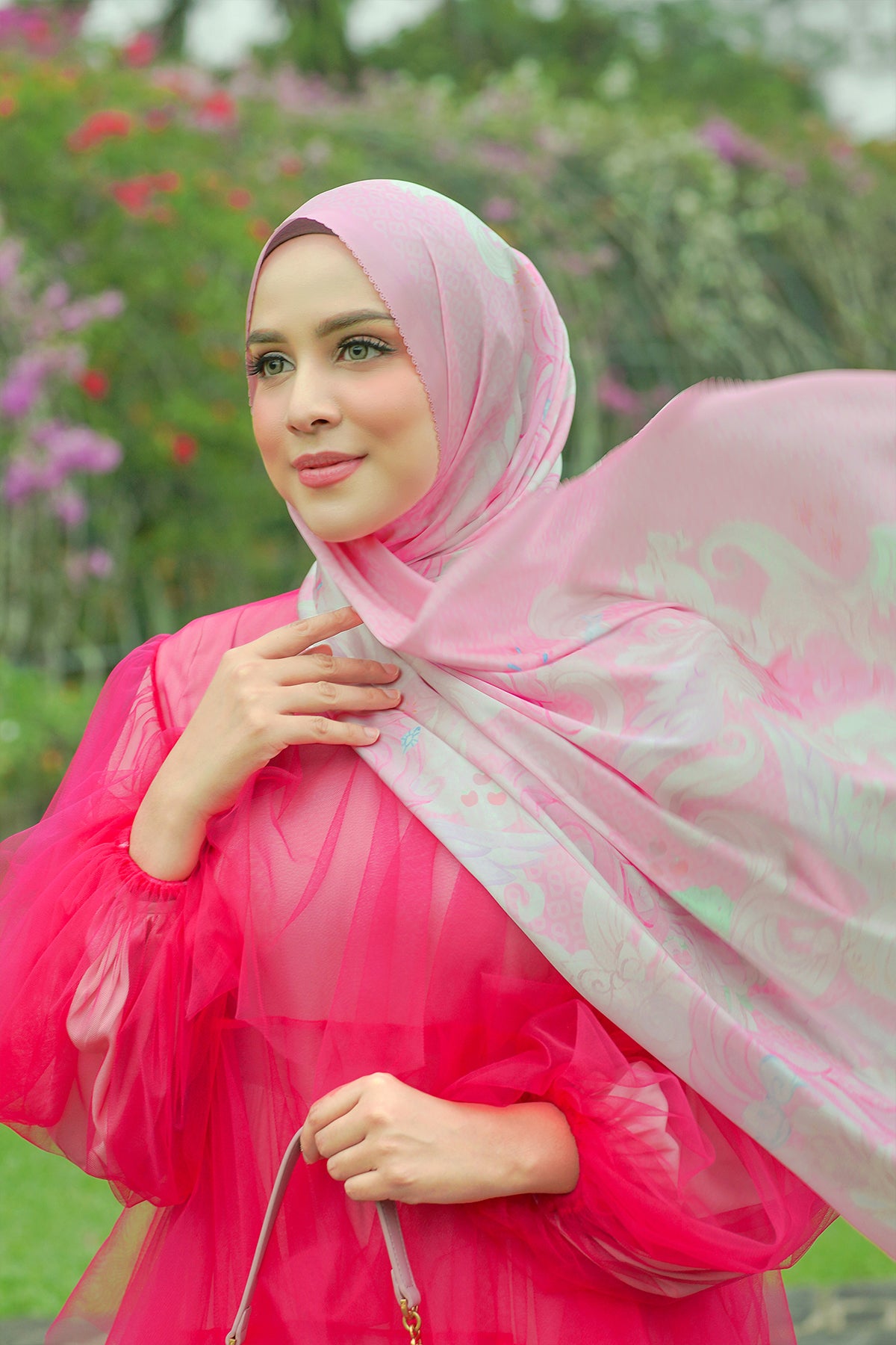 Dostluk Saten Şalı - Pinkie Pie