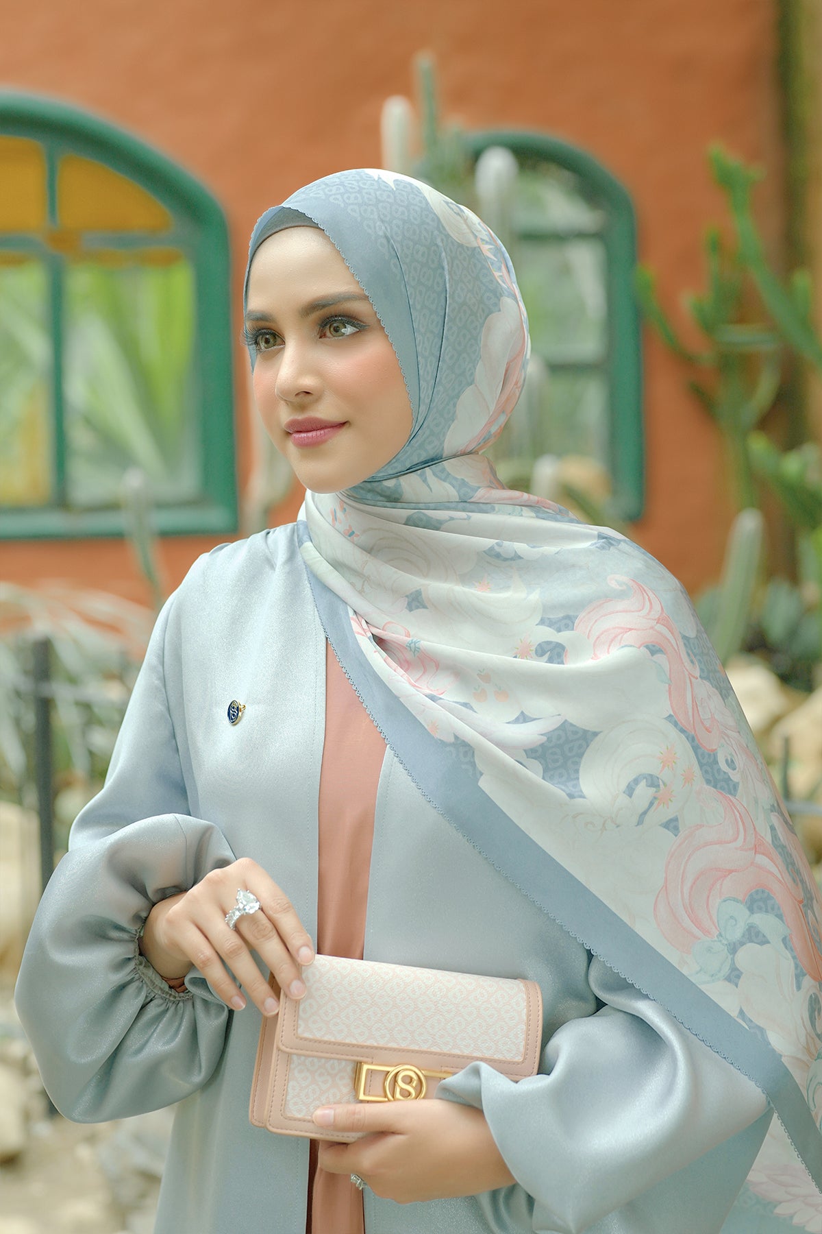 Dostluk Saten Şalı - Pokey