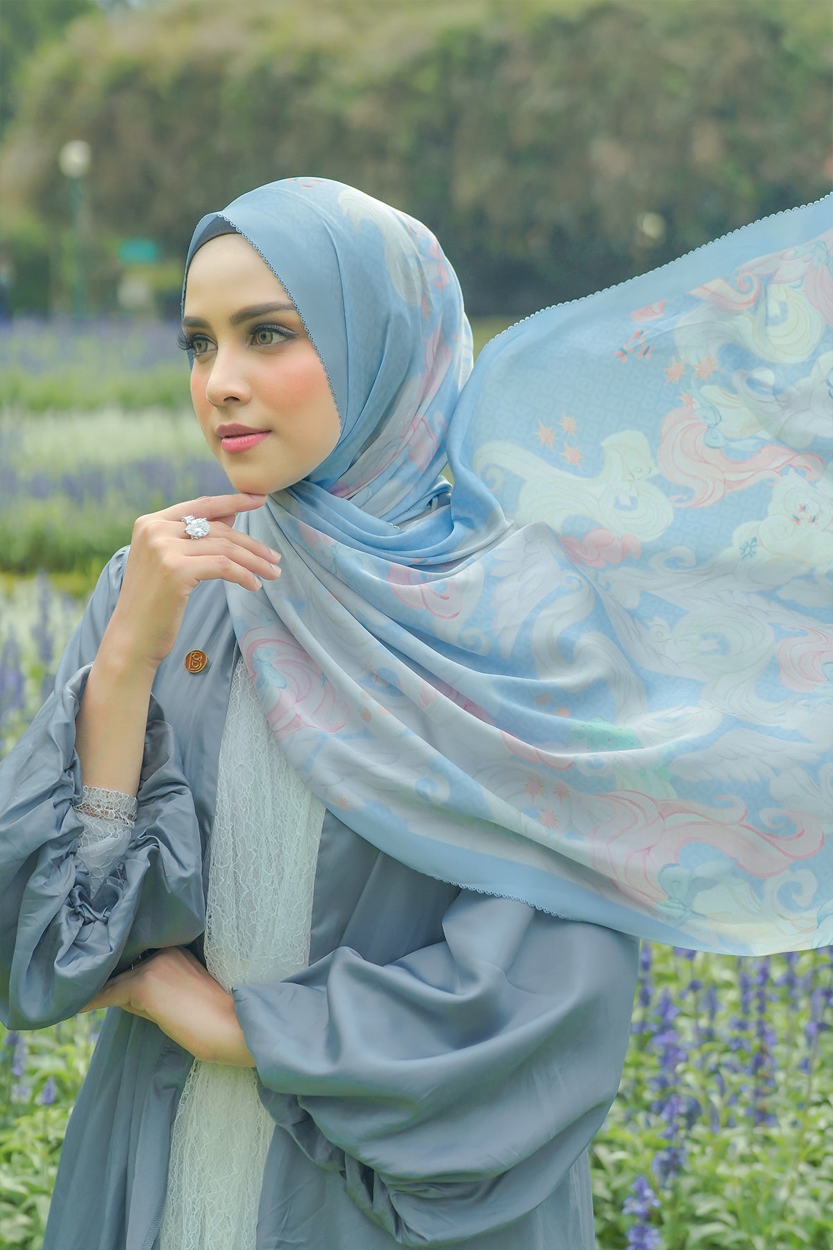 Dostluk Saten Şalı - Rainbow Dash