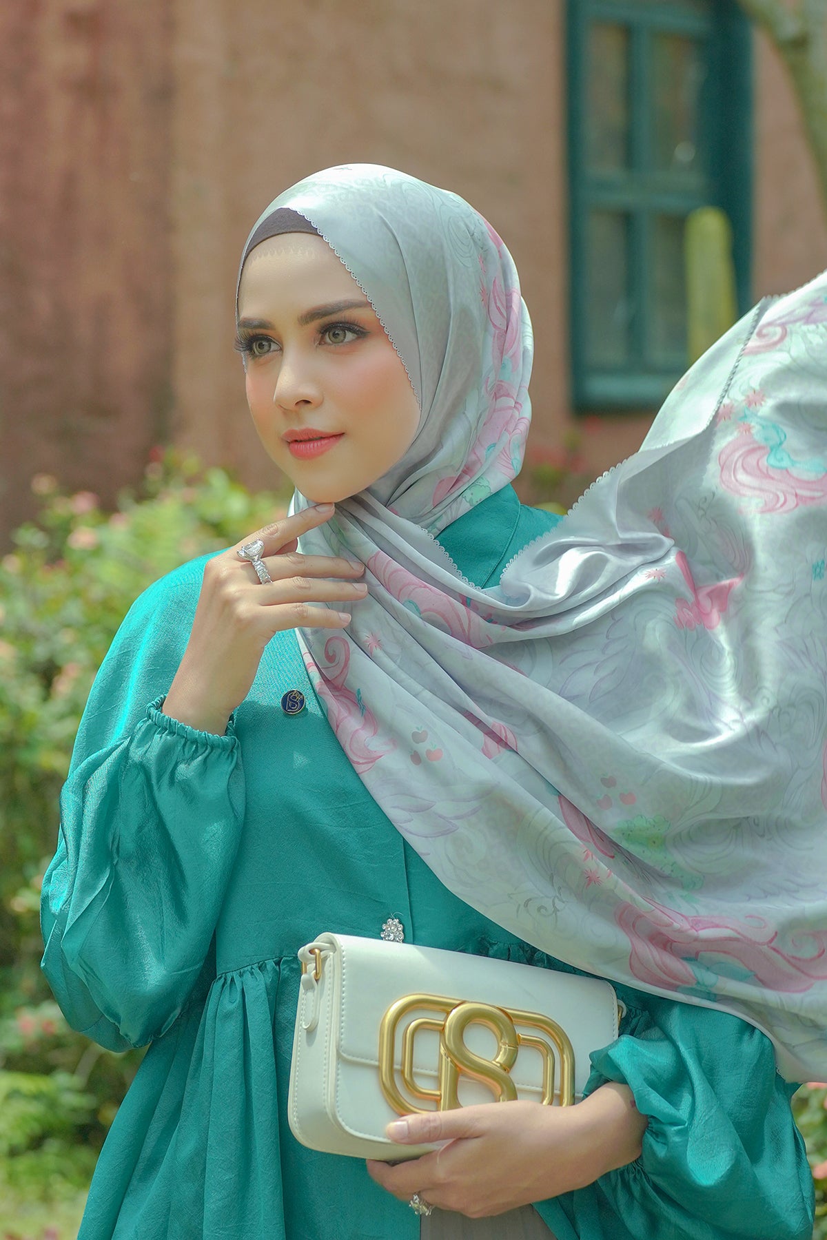 Dostluk Saten Şalı - Sweetie Bell