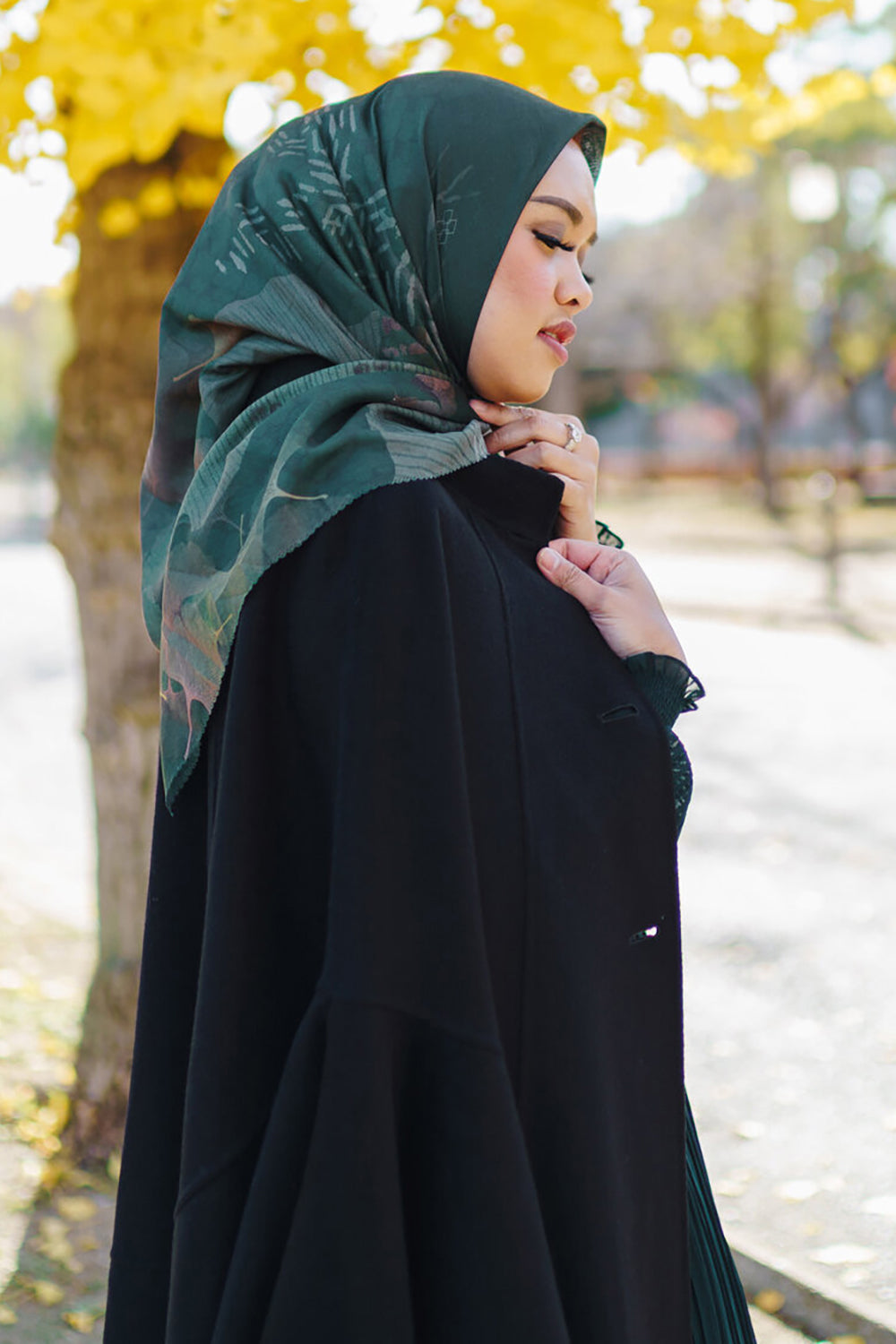 Ginkgo Voal Kare - Deniz Yosunu