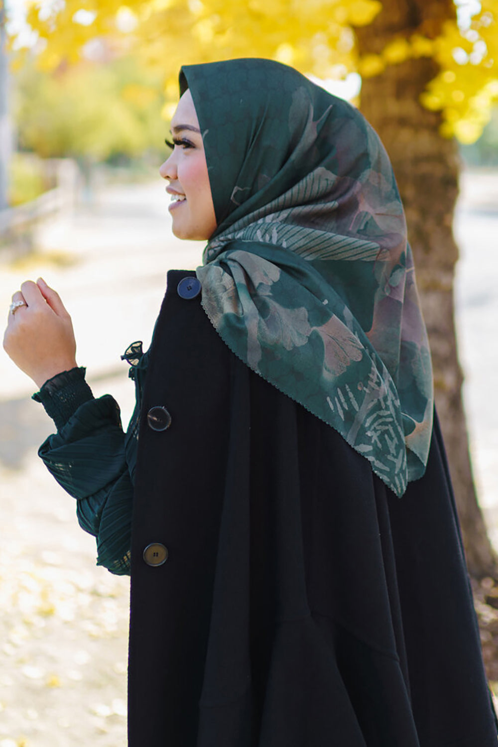 Ginkgo Voal Kare - Deniz Yosunu