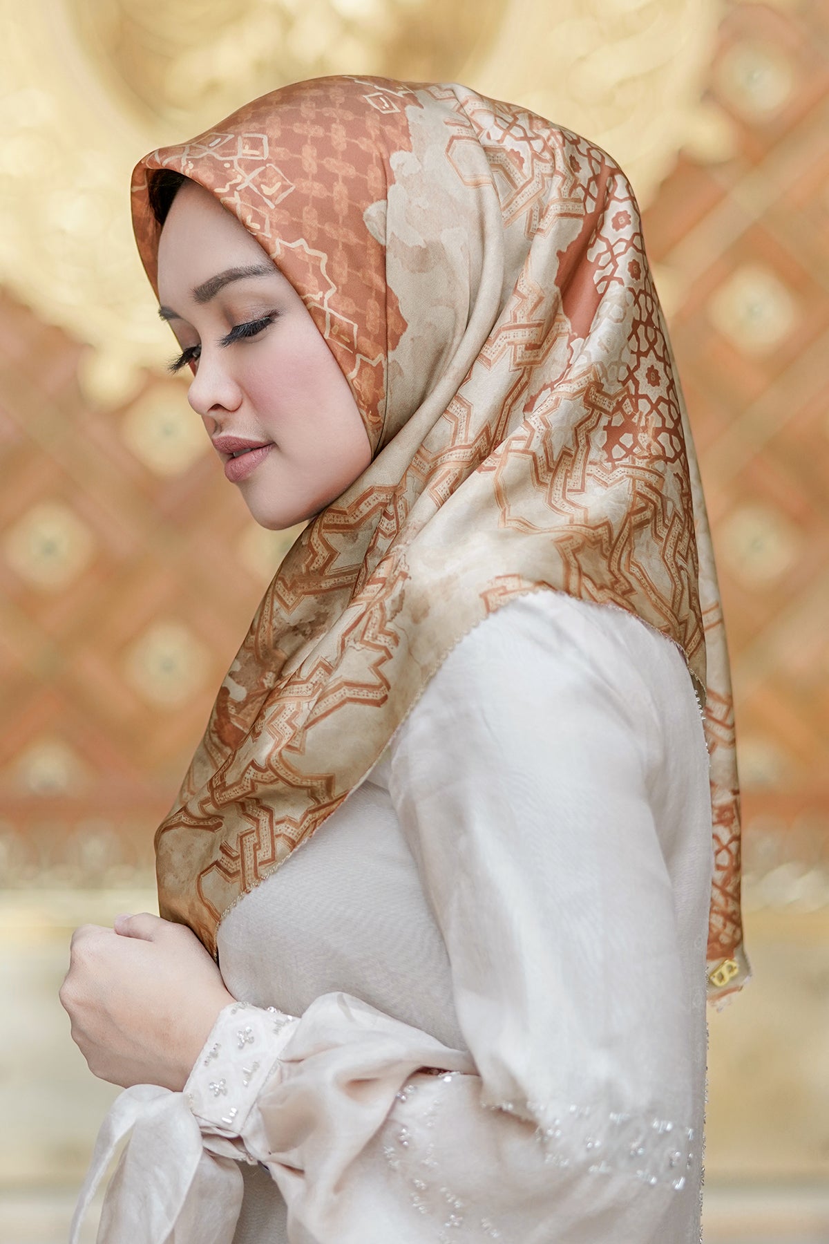 Haramain Series Satin Square - Amber