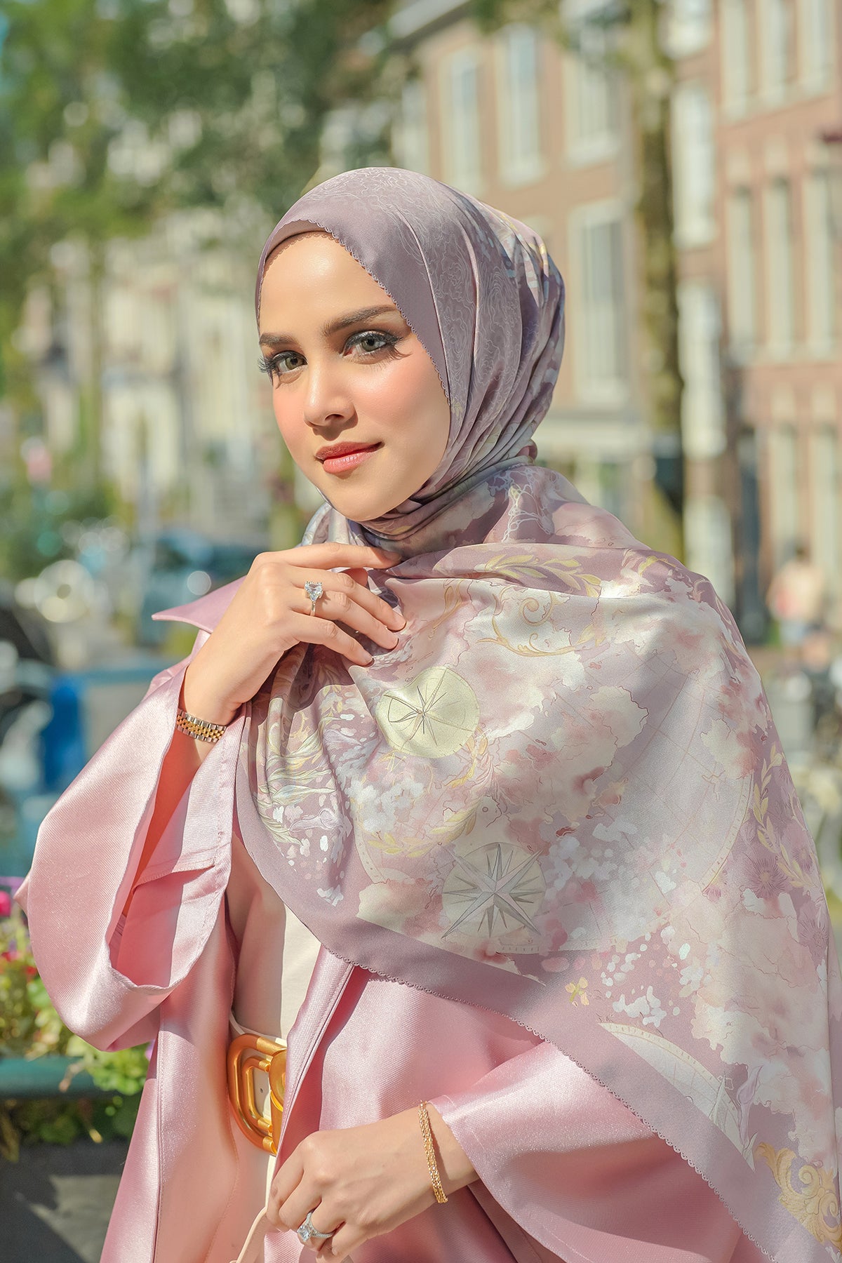 The Journey Satin Shawl - Melbourne