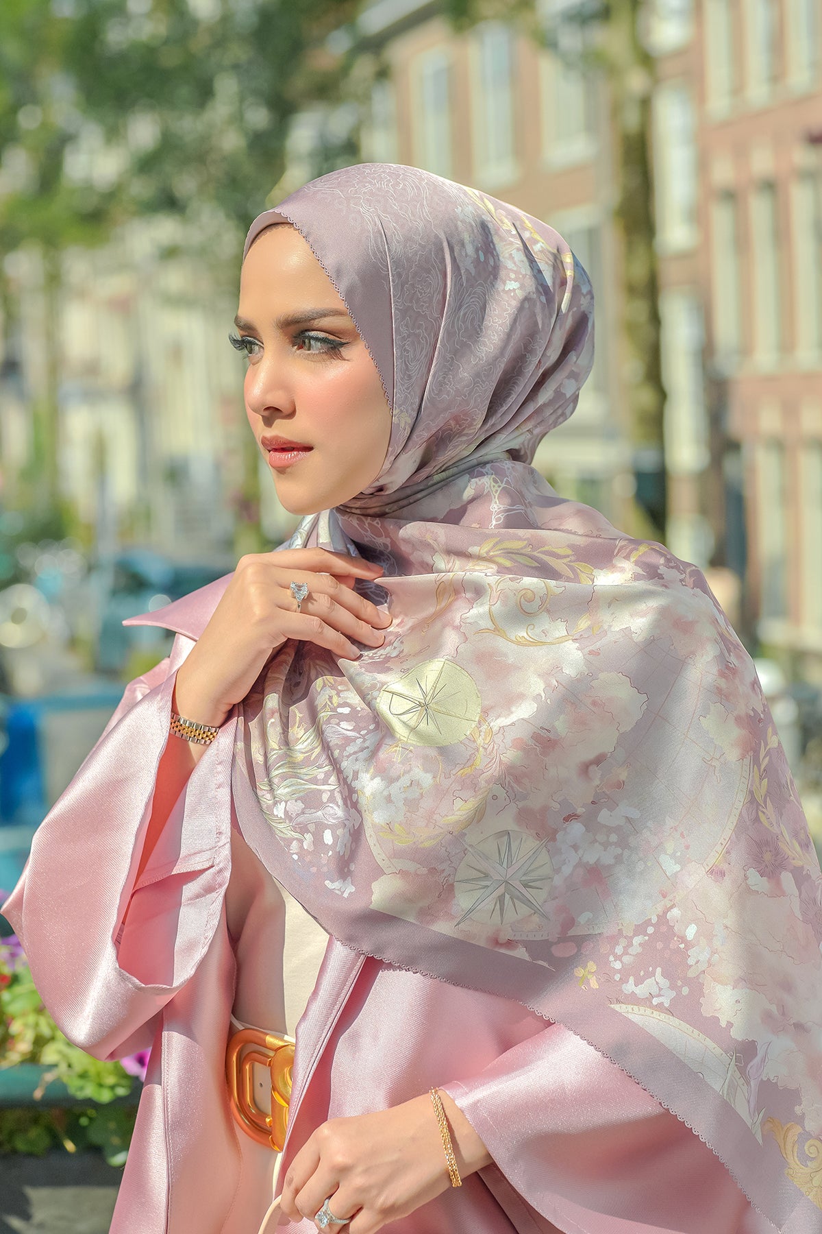 The Journey Satin Shawl - Melbourne