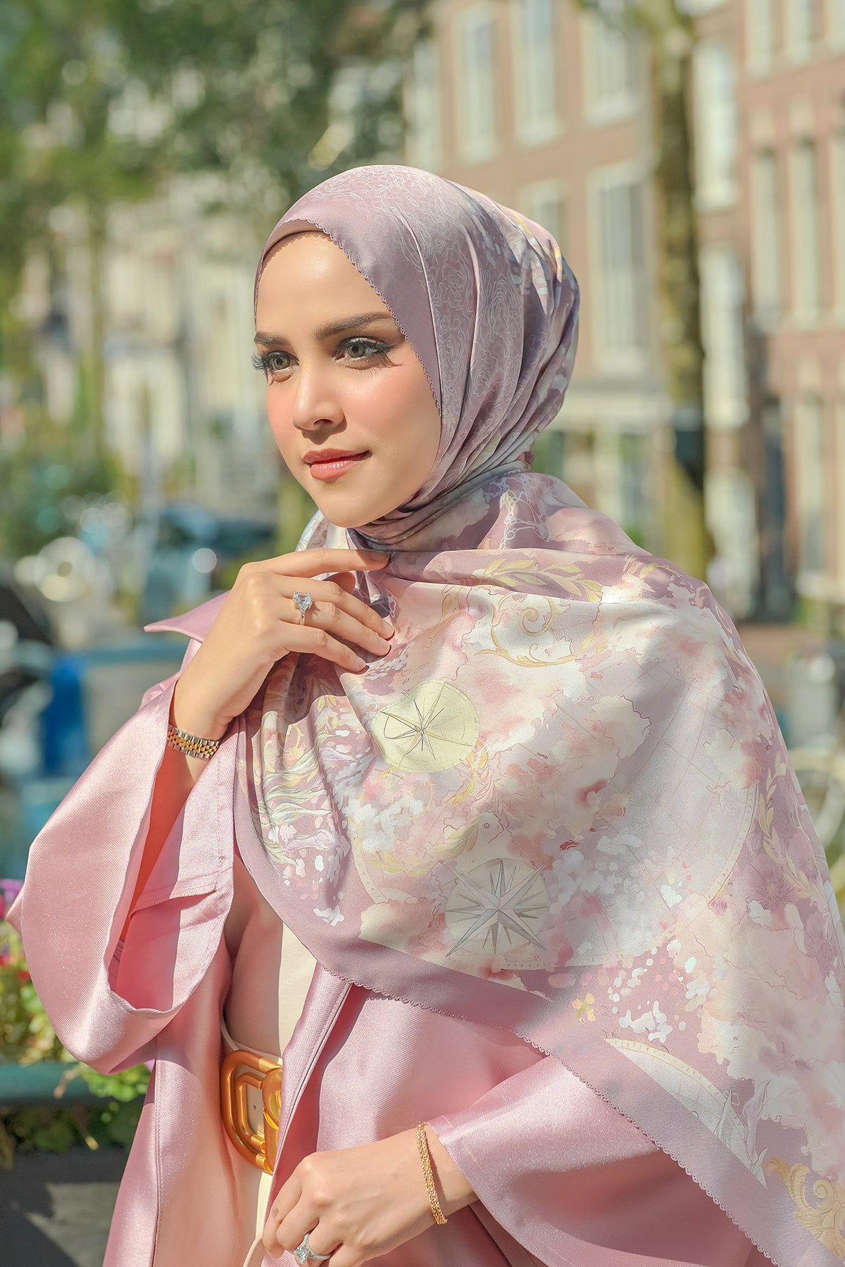 The Journey Satin Shawl - Melbourne