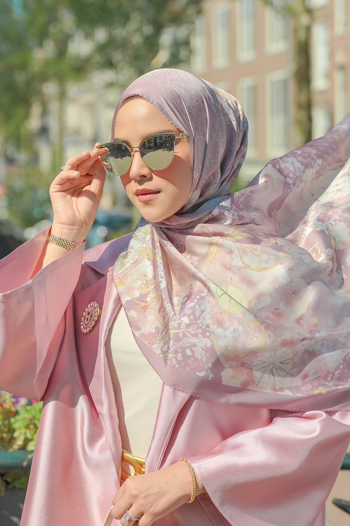 The Journey Satin Shawl - Melbourne