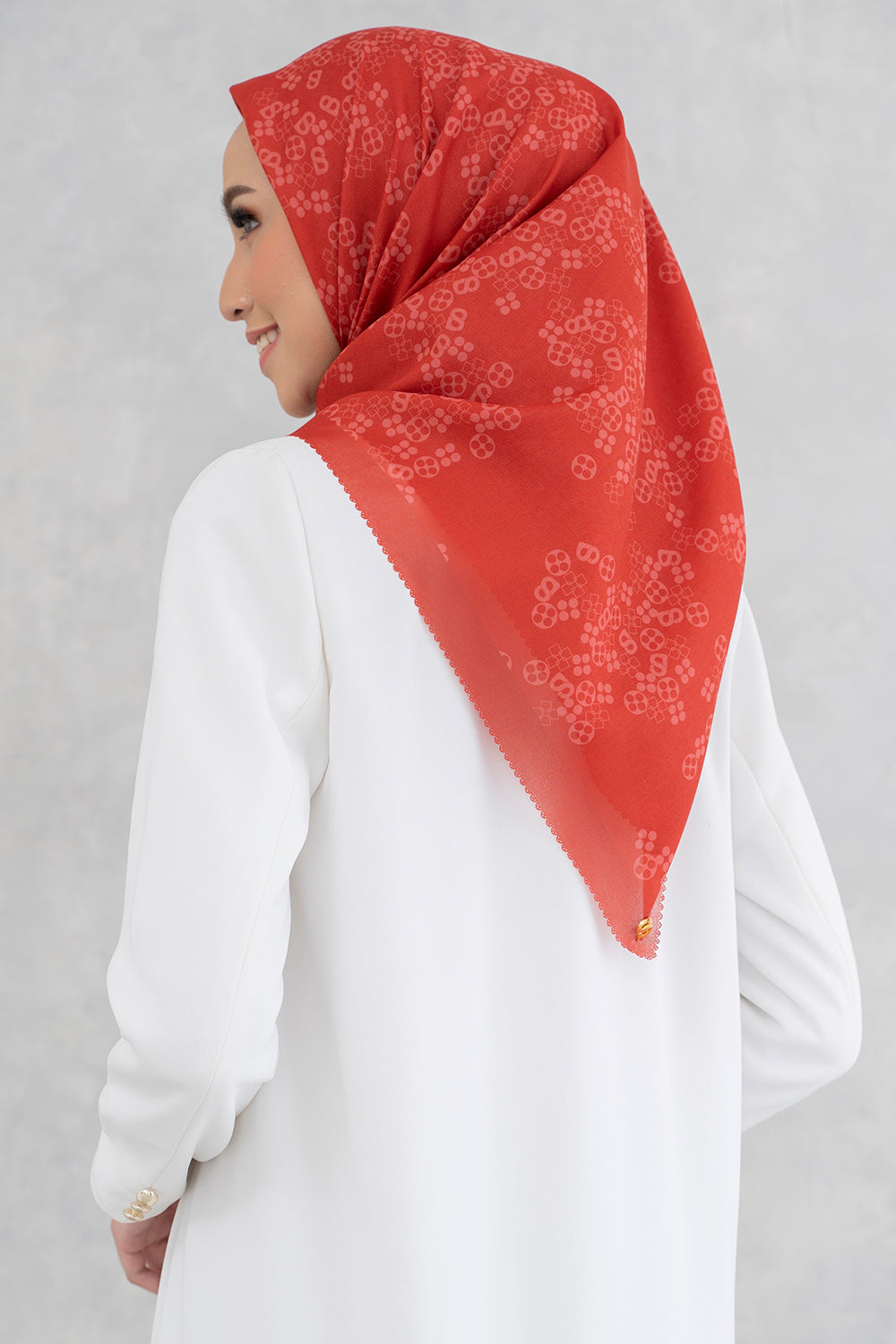 Monogram Karıştırılmış Voal Kare - Apple