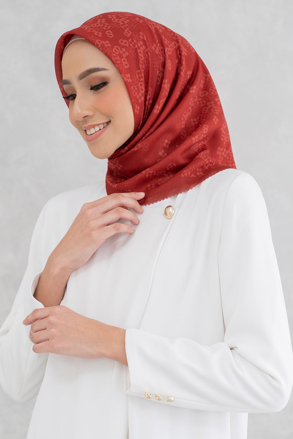 Monogram Karıştırılmış Voal Kare - Apple