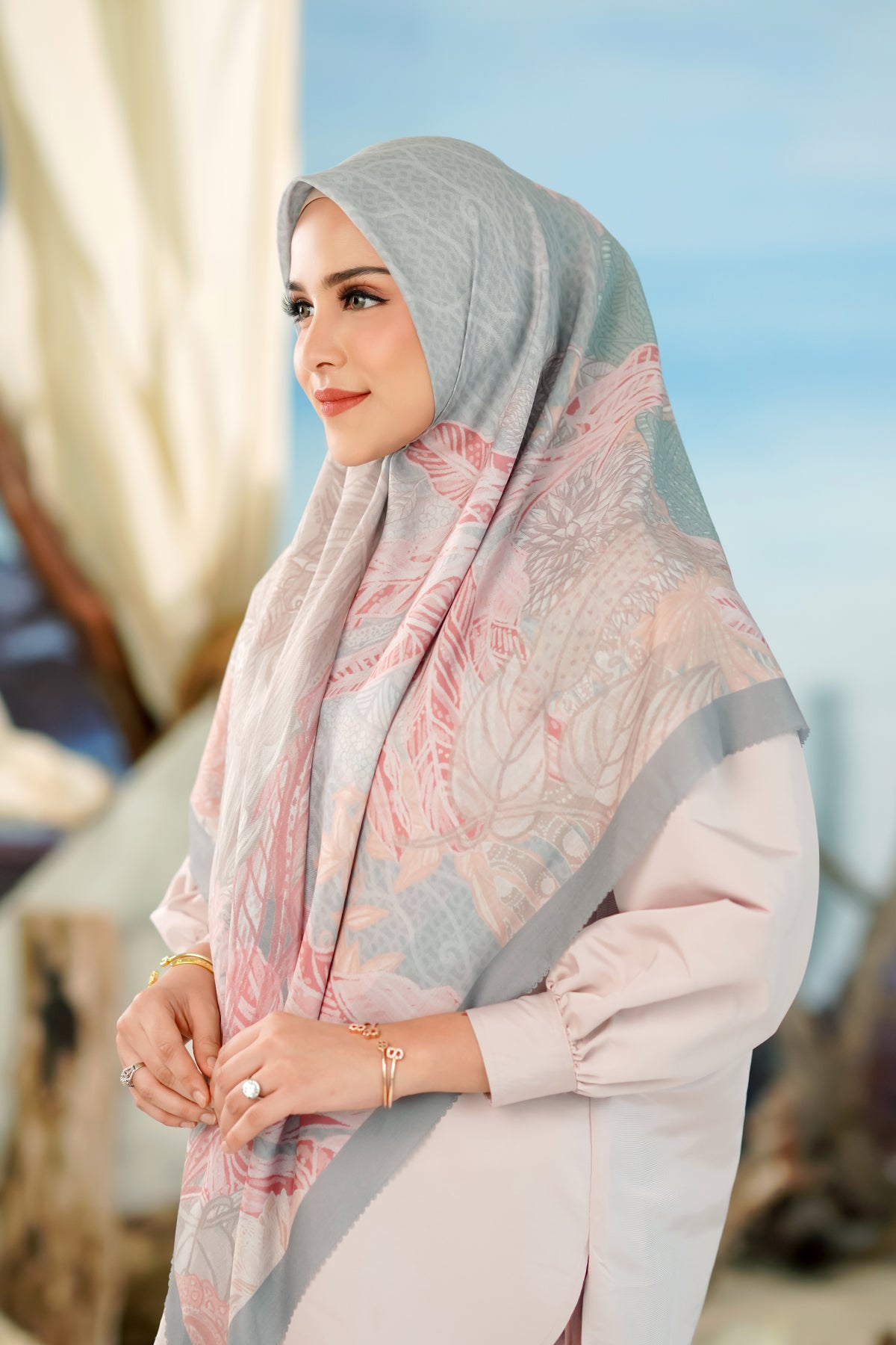 Nusantara Voal Square XL - Savanna