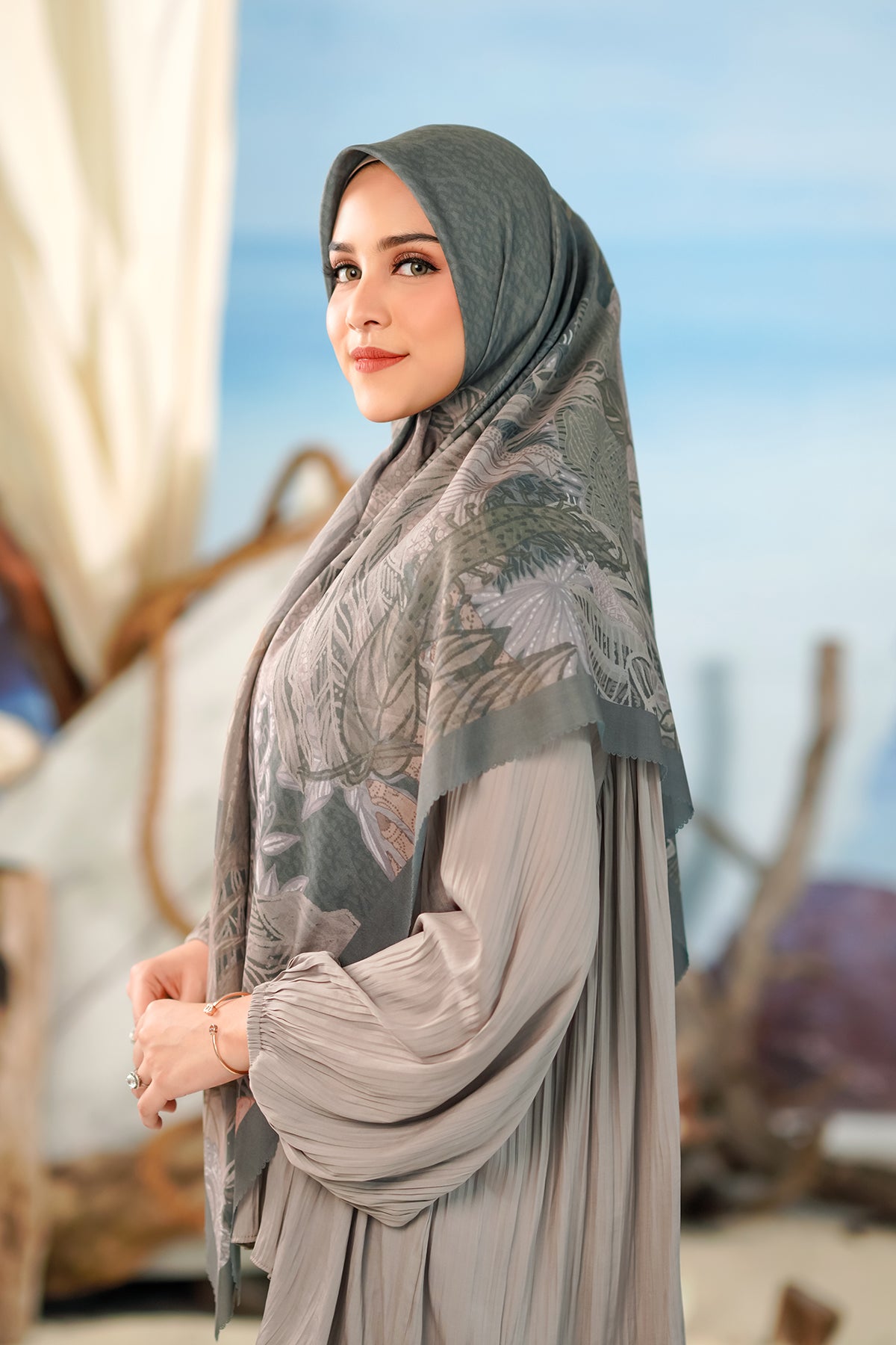 Nusantara Voal Square XL - Volcano