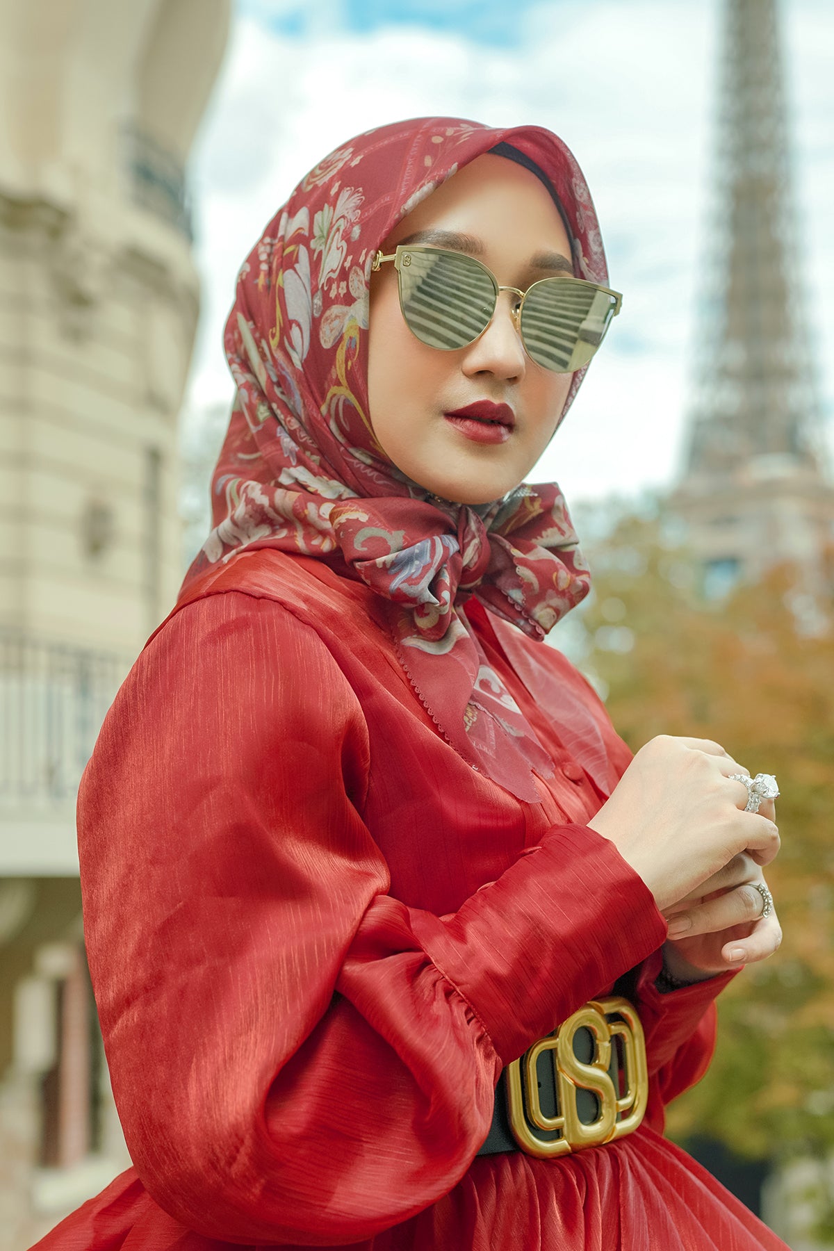 The Autograph Square - Cerise