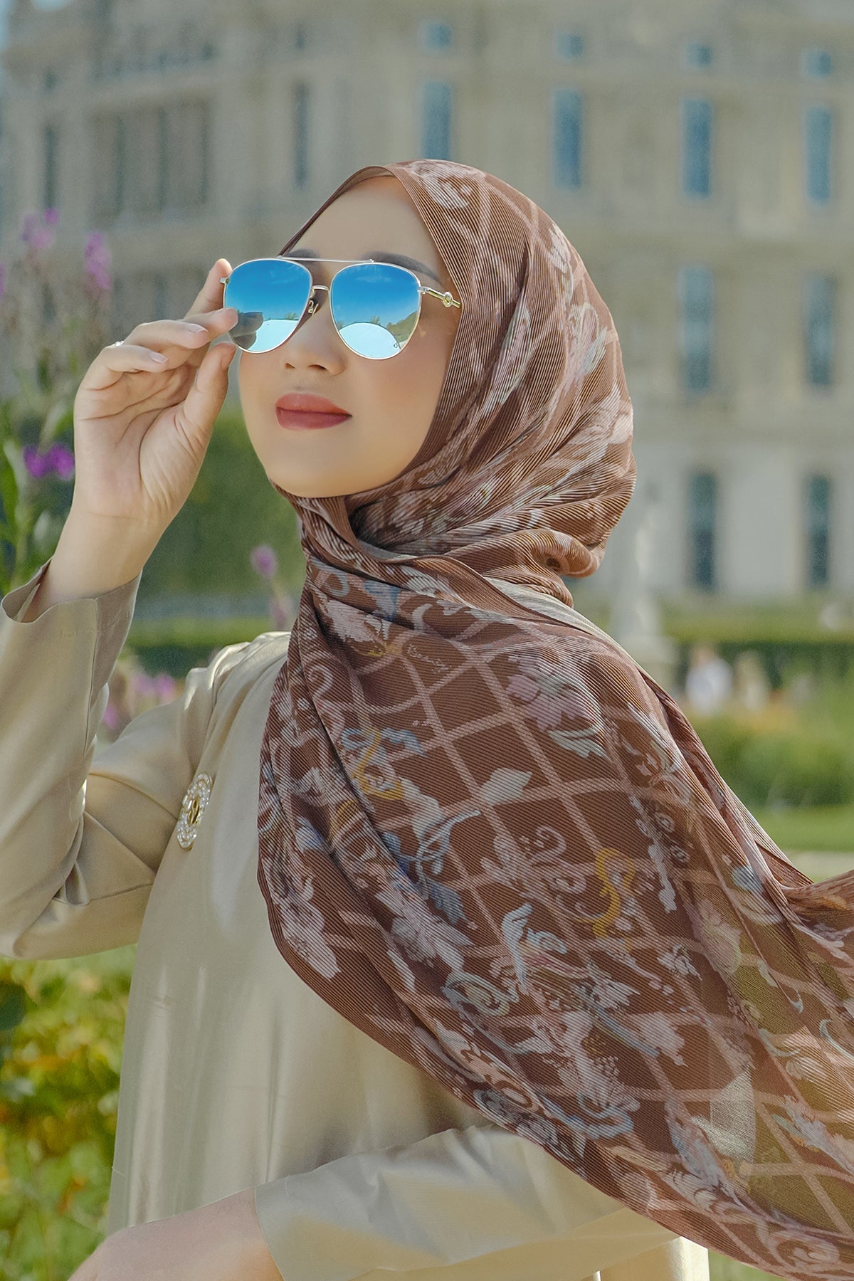 The Autograph Pleated Shawl - Brûlée