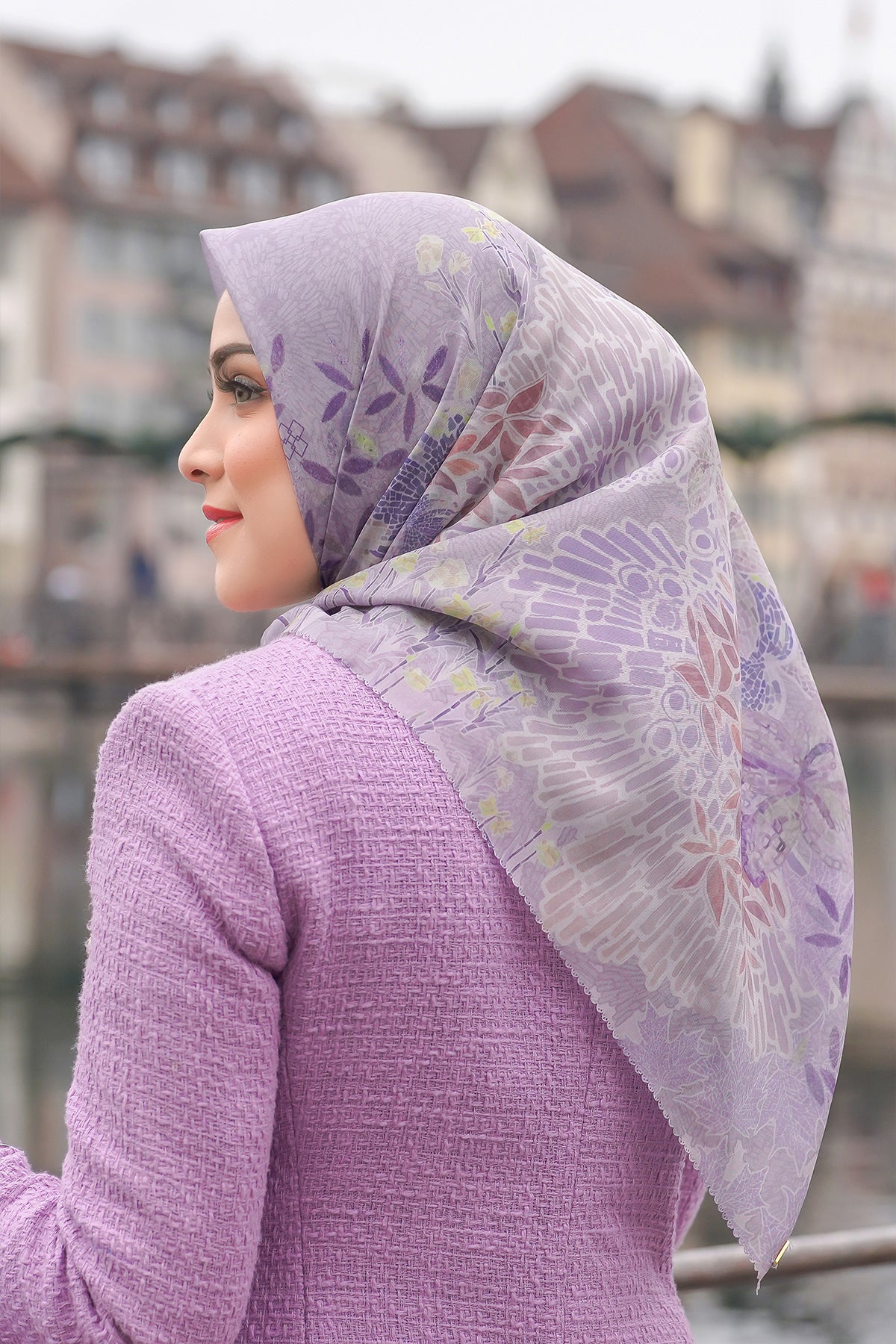 Thun Voile Kare - Iris