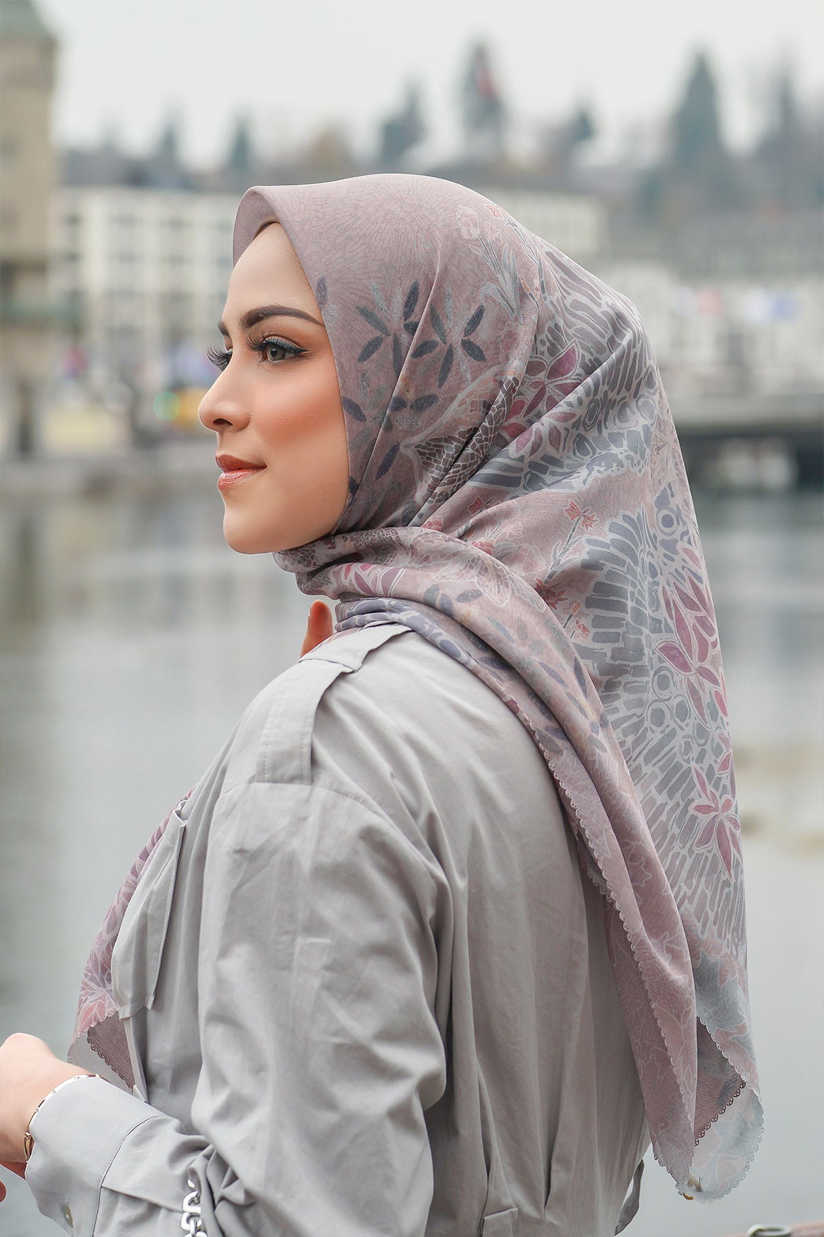 Thun Voile Kare - Meşe