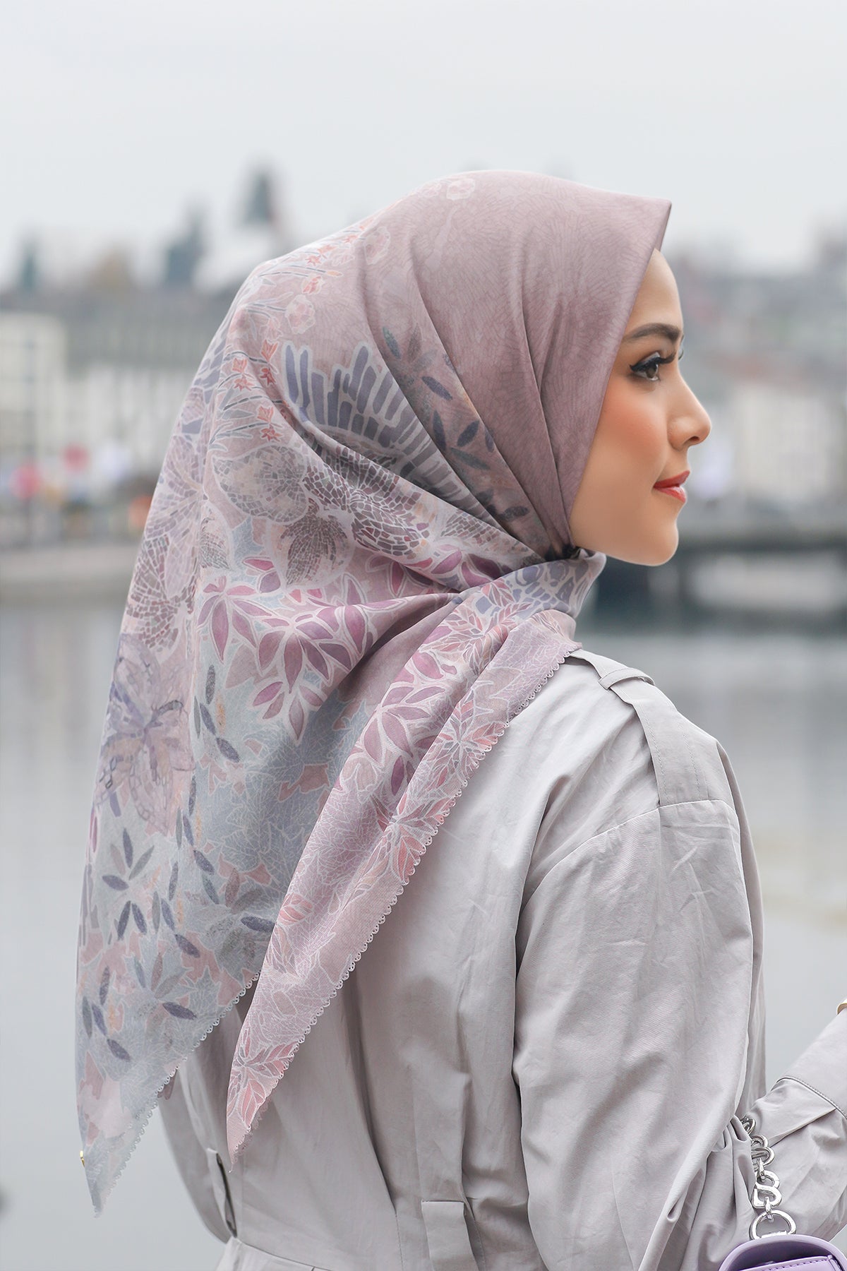 Thun Voile Kare - Meşe