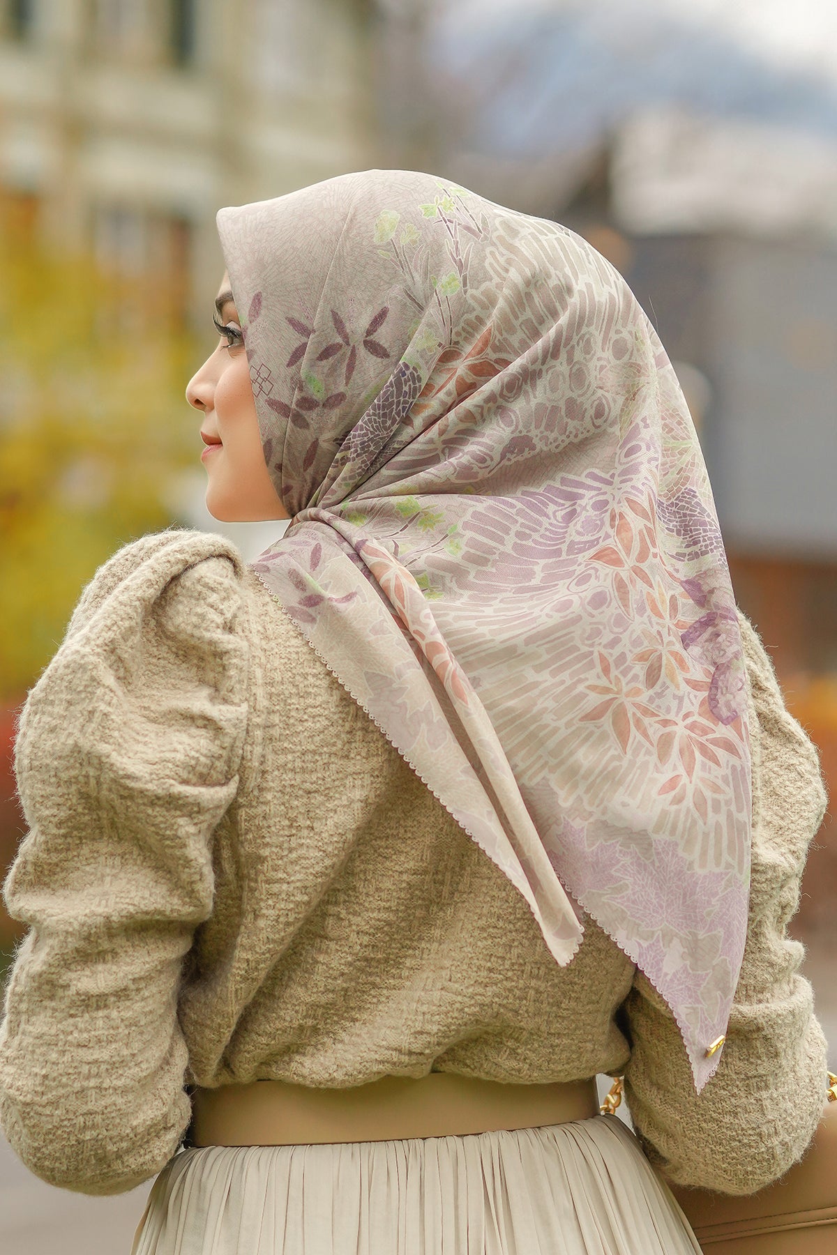 Thun Voile Kare - Çay