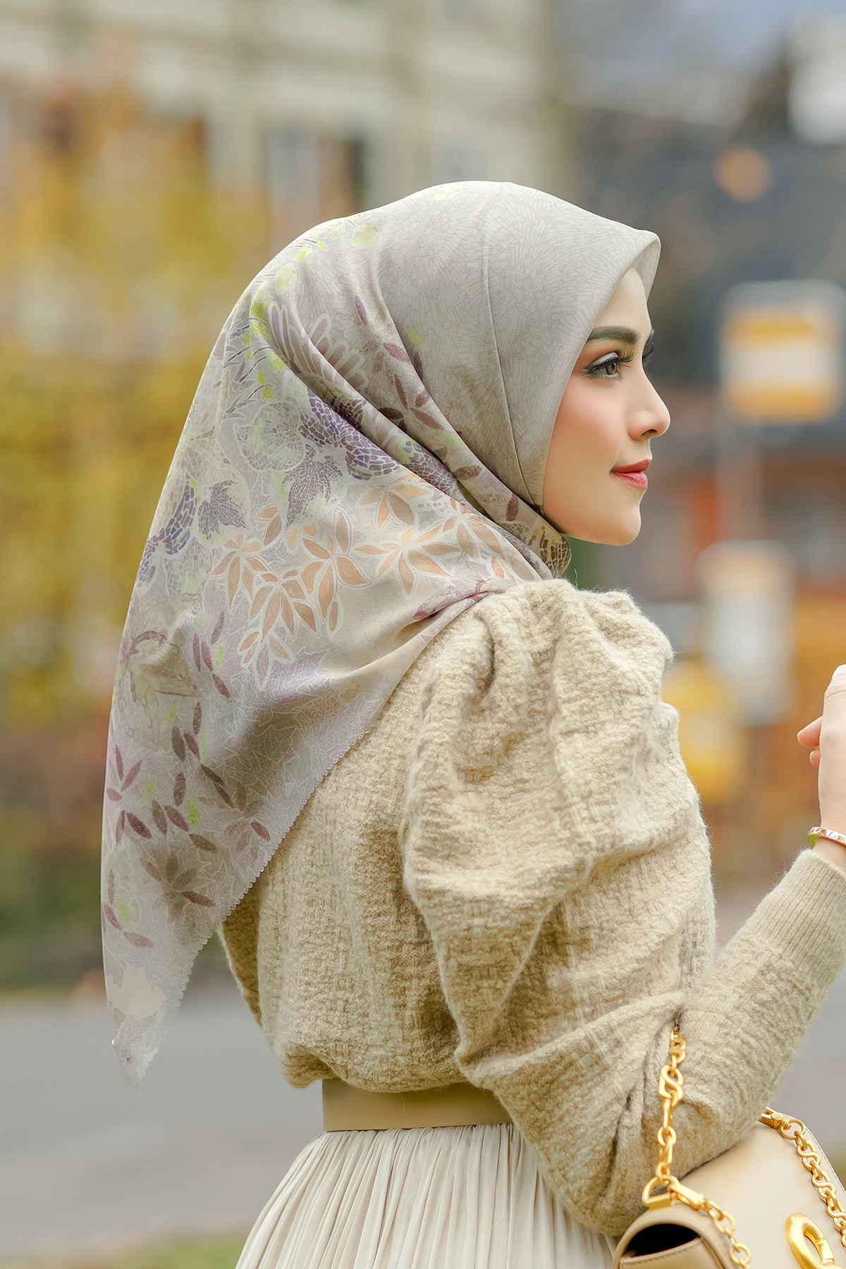 Thun Voile Kare - Çay