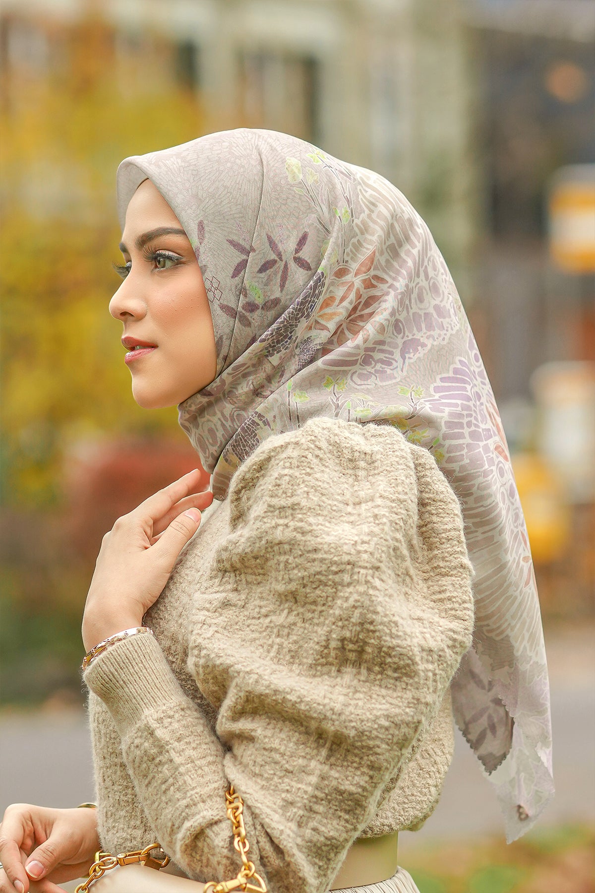 Thun Voile Kare - Çay