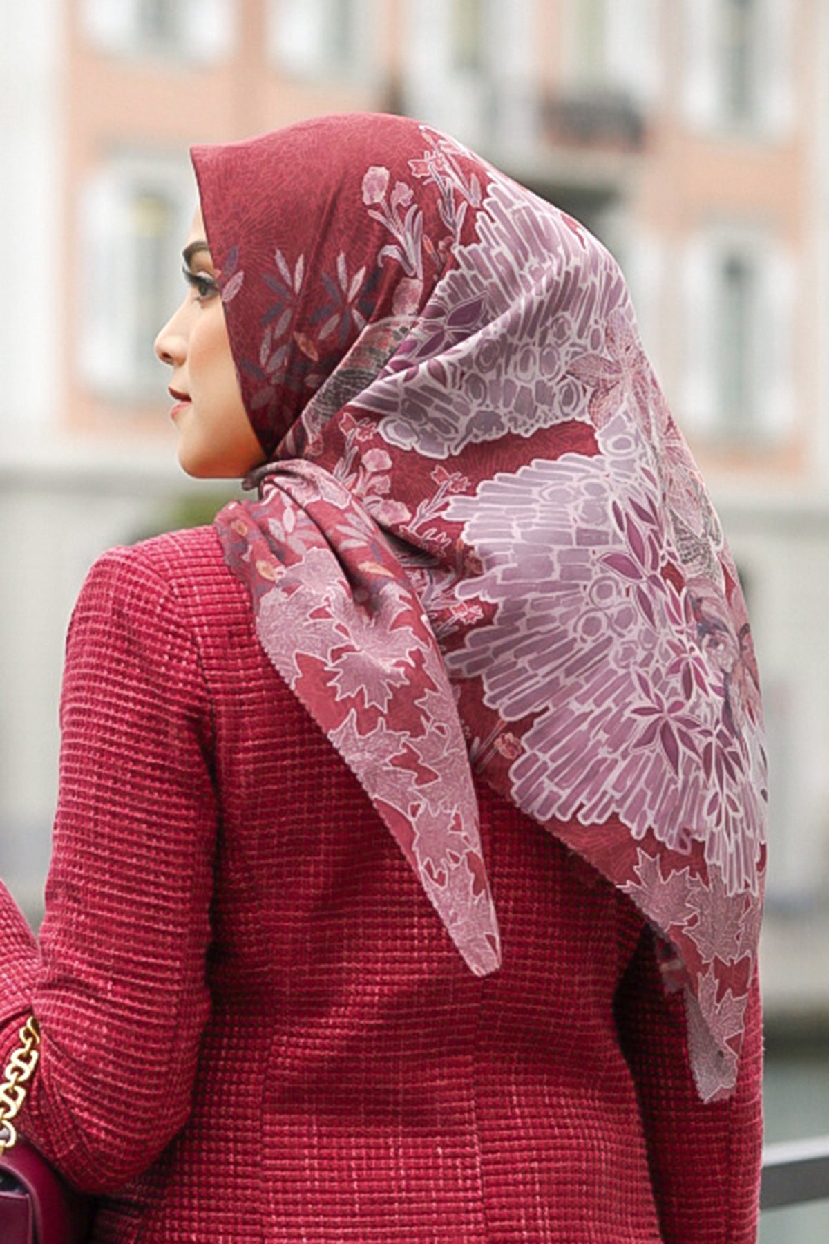 Thun Voile Kare - Lale