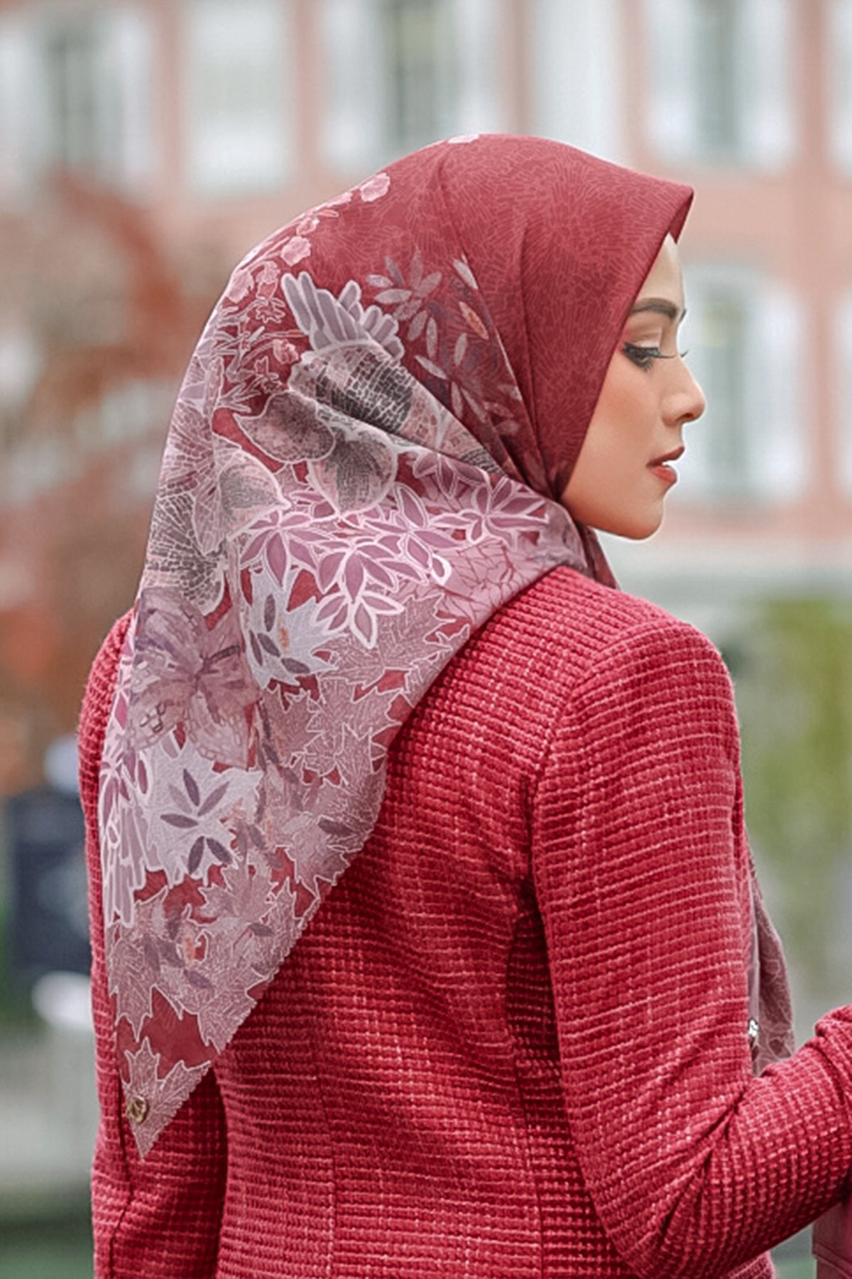 Thun Voile Kare - Lale