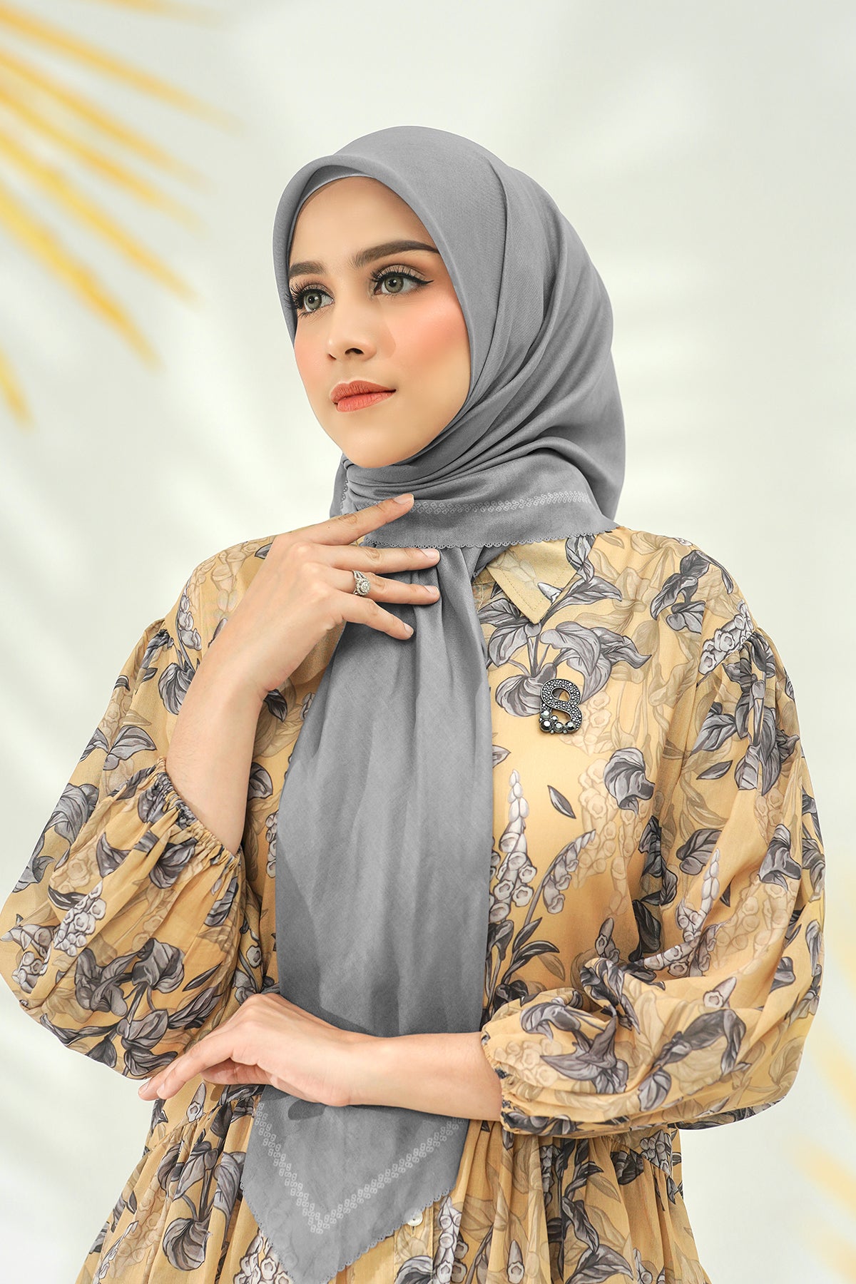 Today's Scarf - Smoke Gray