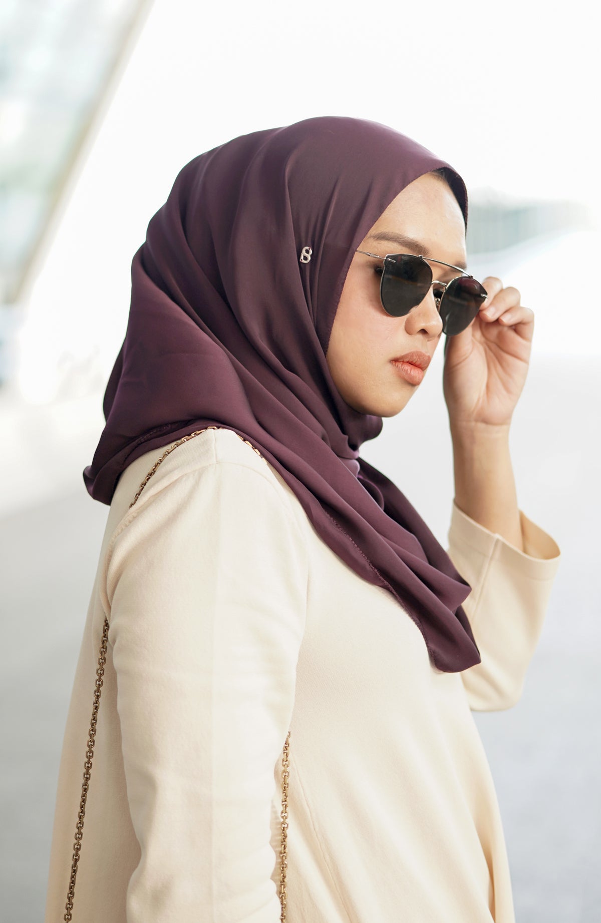 Koyu Mor Renkli Twisted Instant